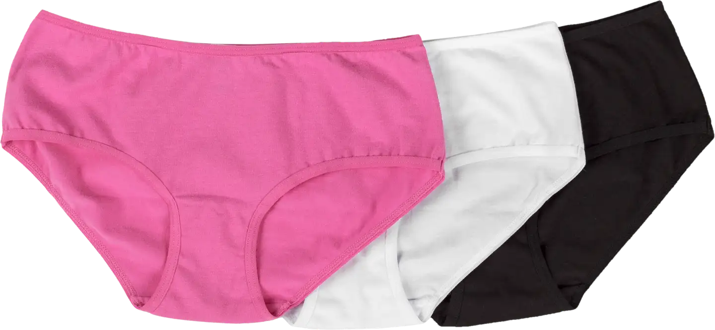 House lasten hipsterit 230H071816 3-pack - White/pink/black - 1