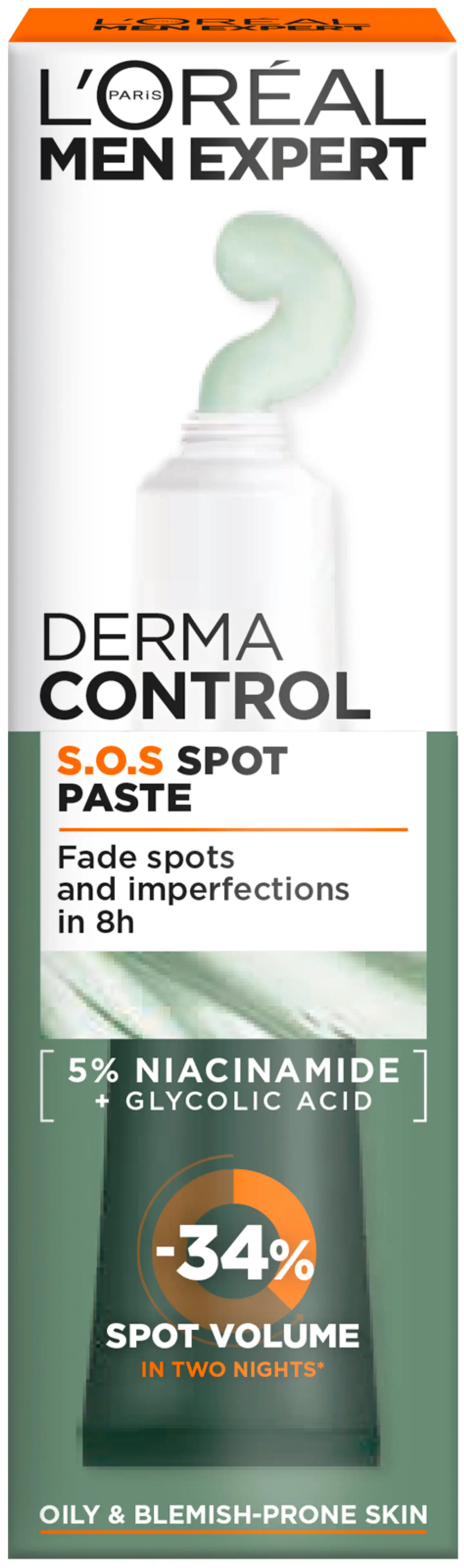 L'Oréal Paris Men Expert Derma Control voide epäpuhtauksiin taipuvaiselle iholle 45 ml - 2