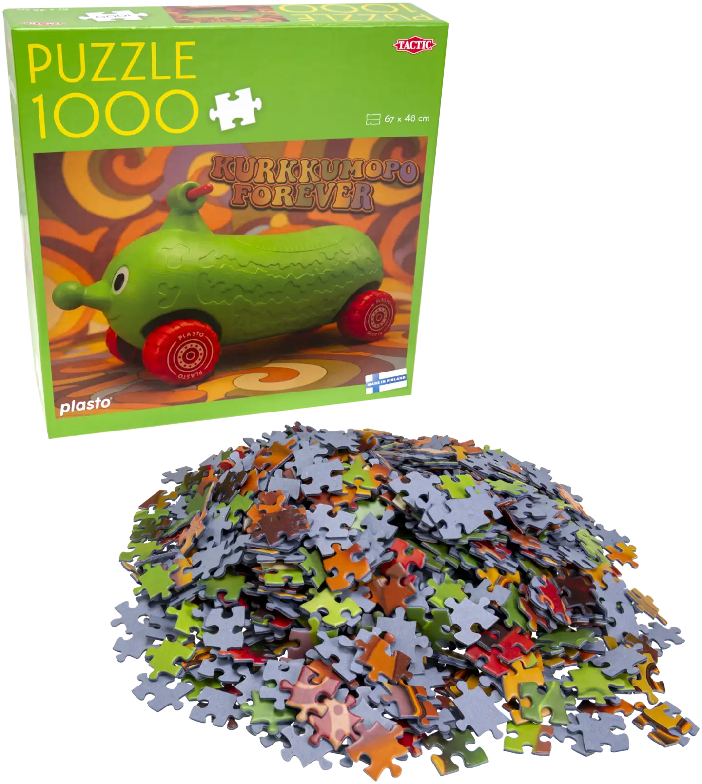 Tactic palapeli Kurkkumopo Forever, Kuueläin Kurkkumaasta 1000 palaa - 2