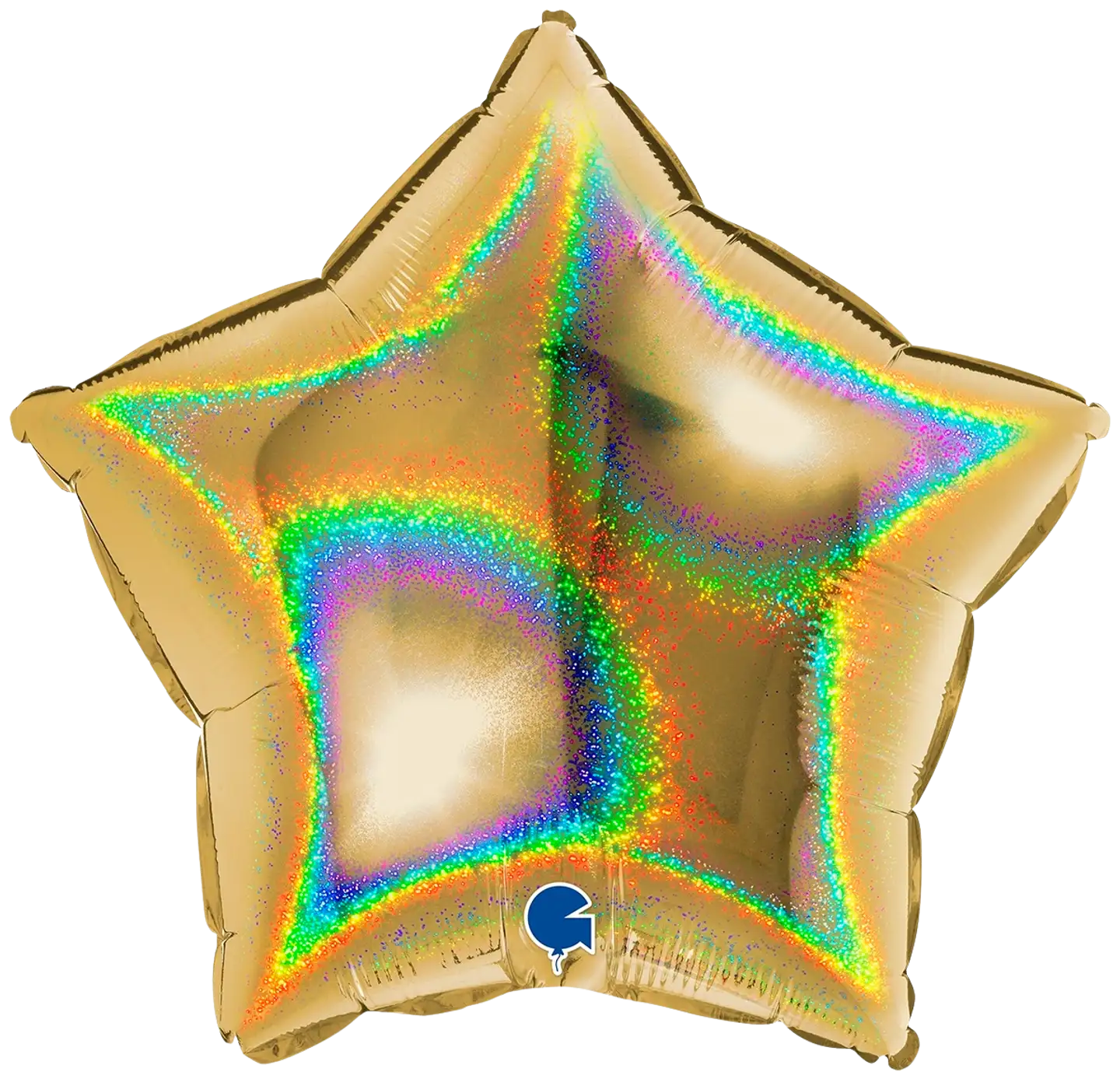 Kultainen holo tähti foliopallo