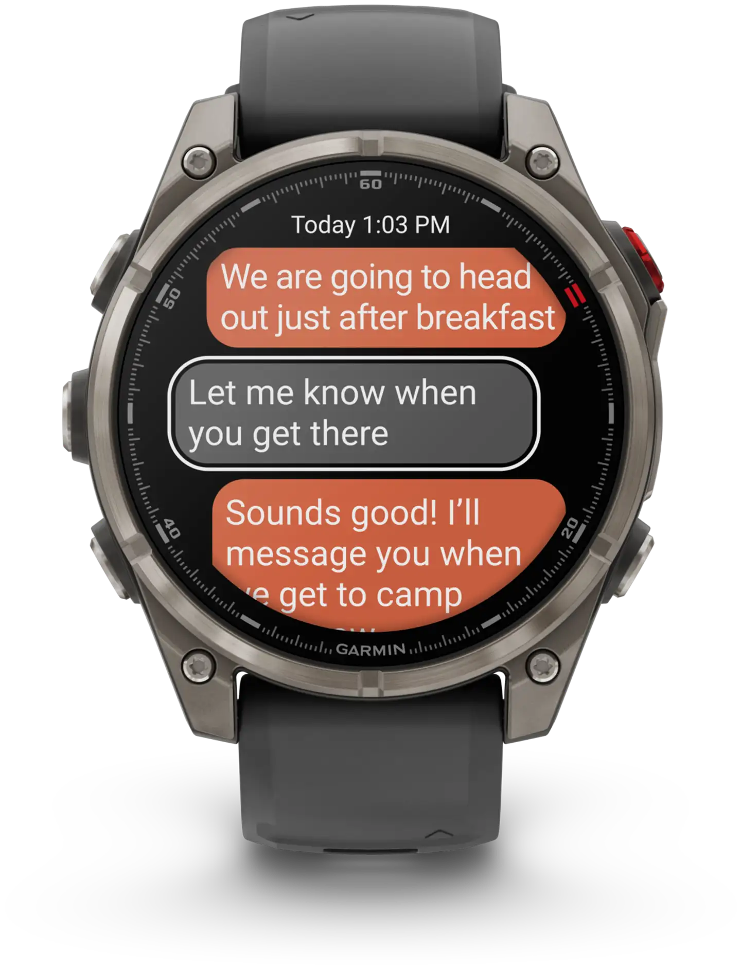 Garmin älykello Fenix 8 pro – 47 mm, amoled, sapphire, titaani – grafiitinharmaa/musta - 3