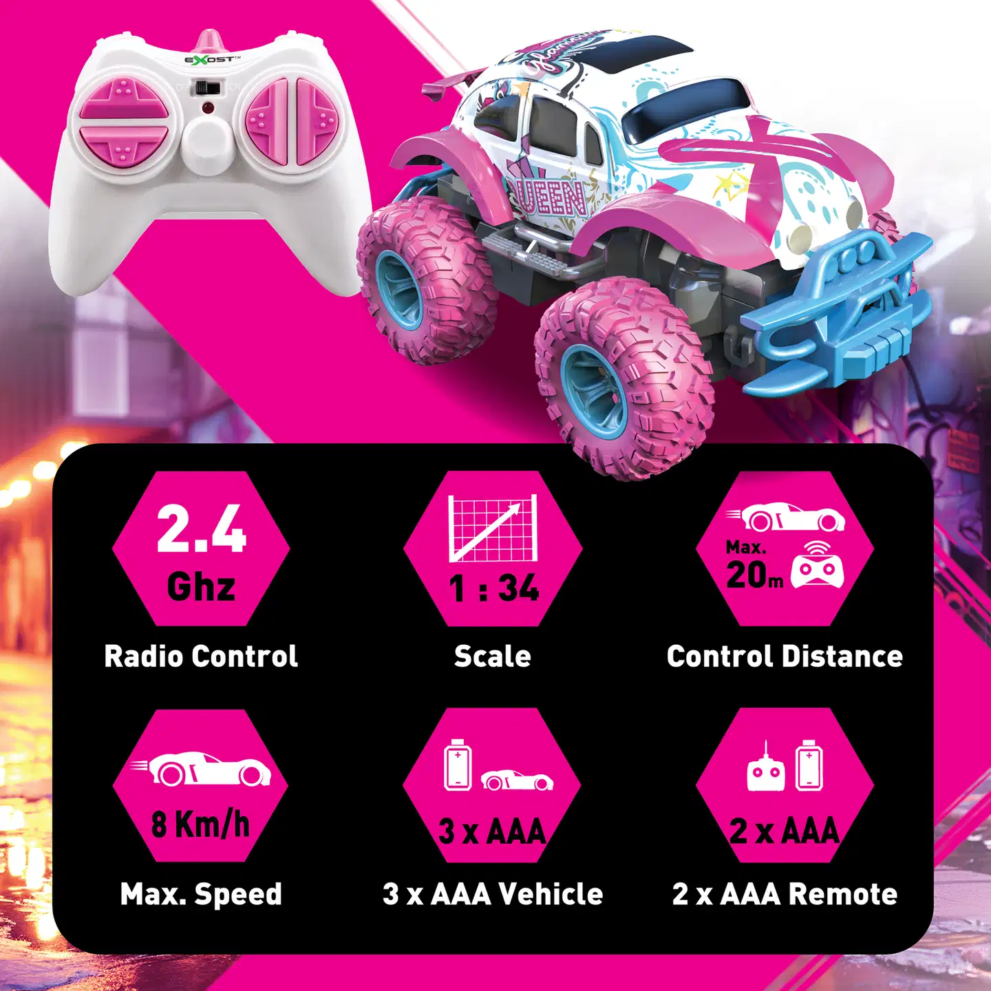 Exost radio-ohjattava auto Mini Pixie II - 13