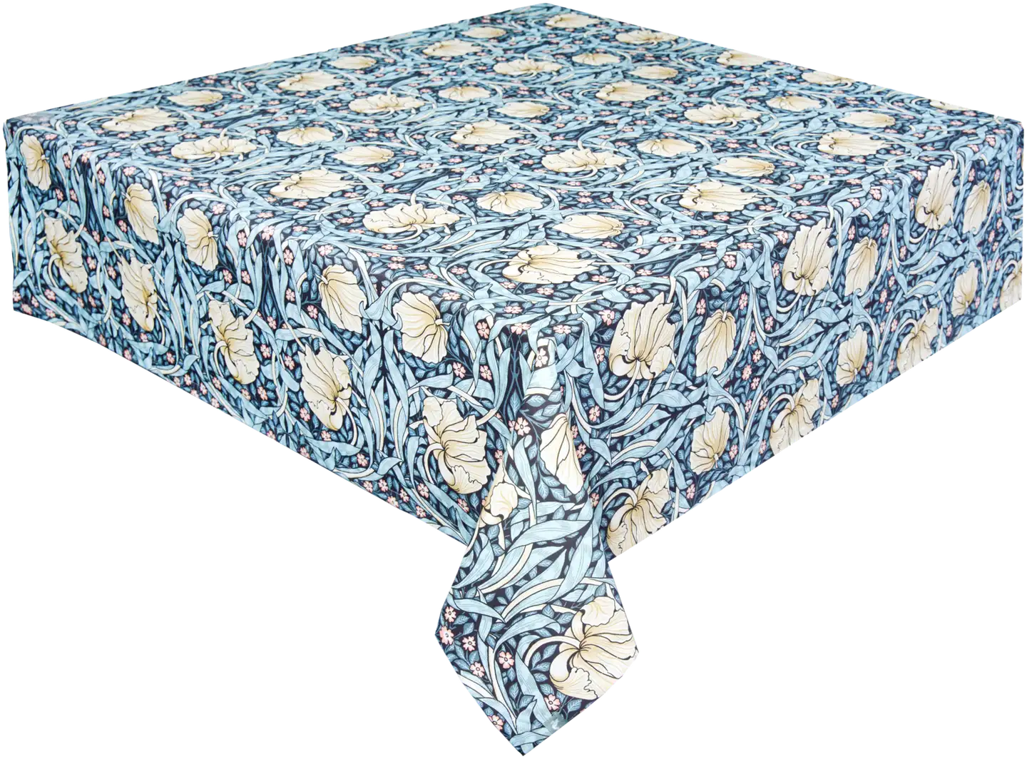 William Morris Pöytäliina Pimpernel sininen 145x250cm - 1