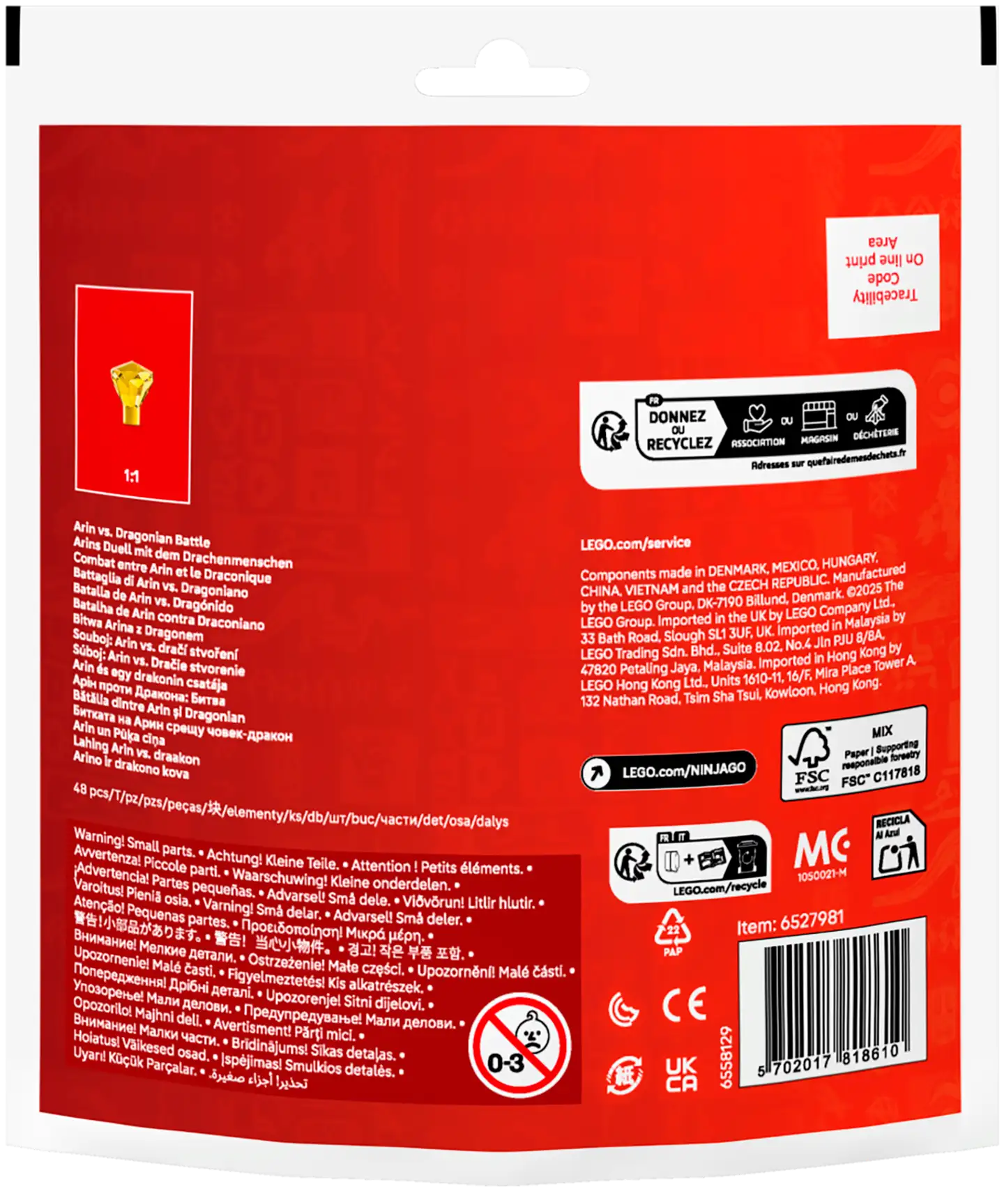LEGO® Recruitment Bags 30700 Arinin ja dragonialaisen taistelu - 3