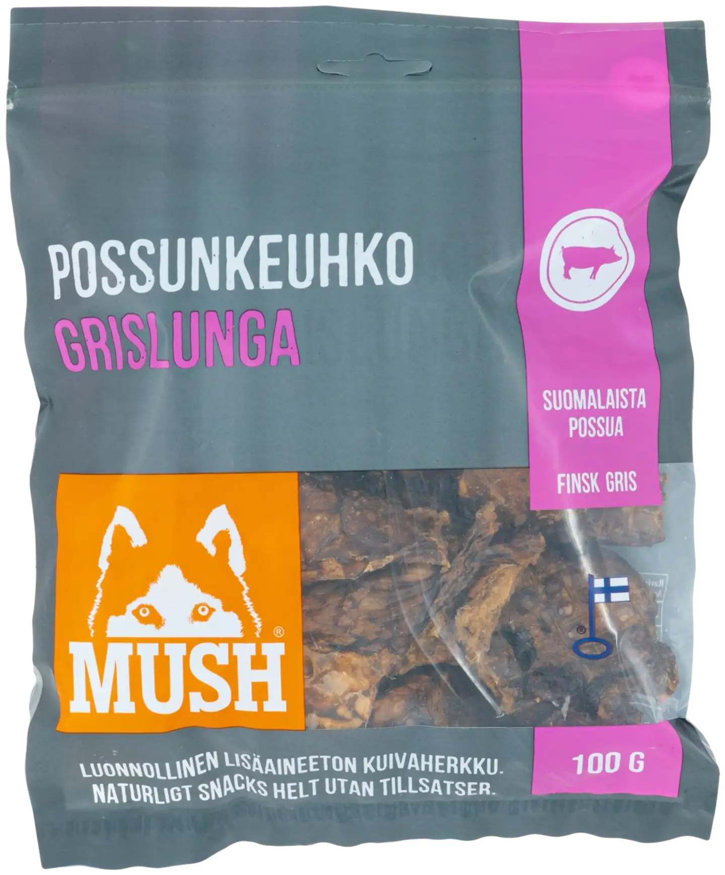 6x Mush Snacks possun keuhko 100g