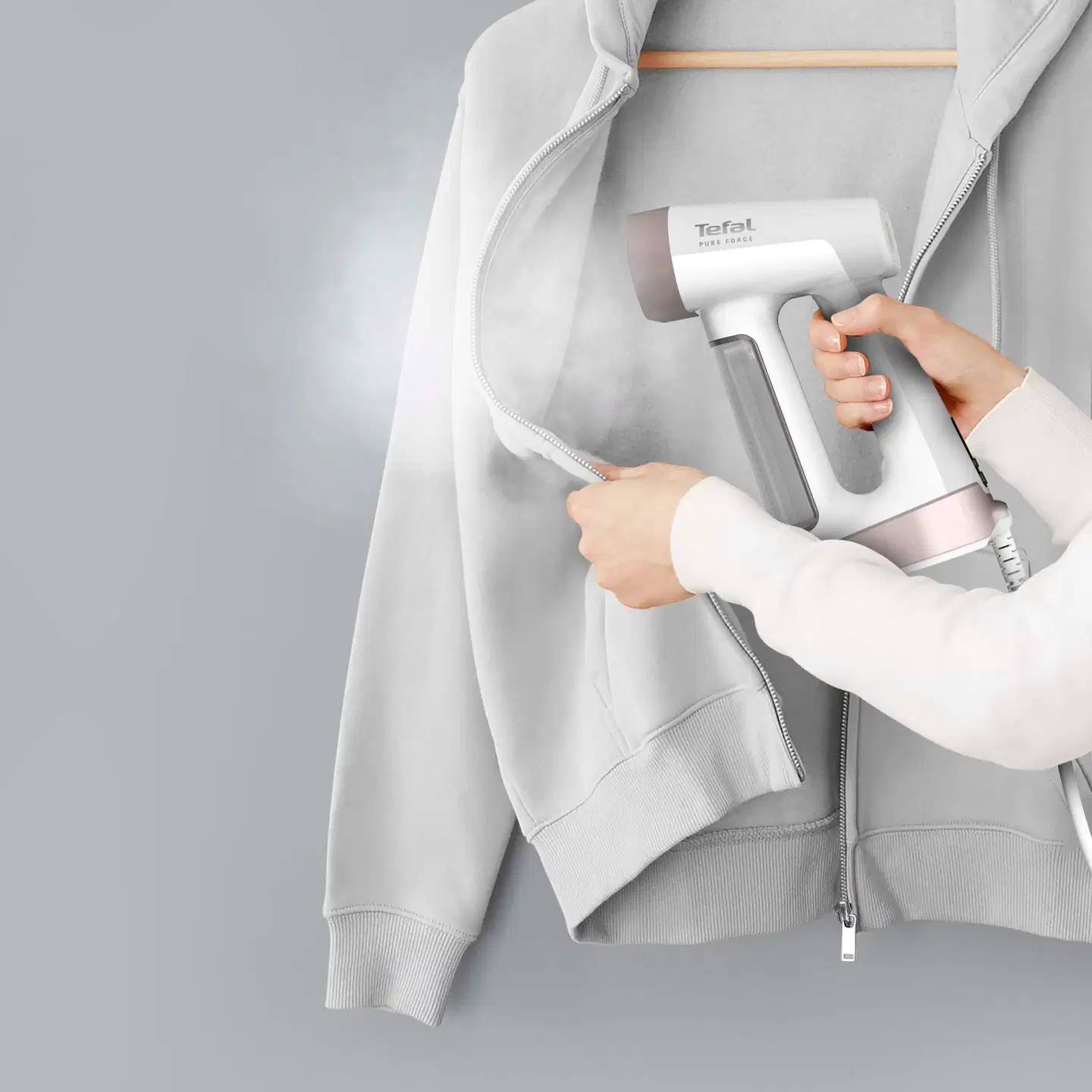 Tefal Pure Force 2in1 vaate- ja tekstiilihöyrystin DT8720E0 - 7