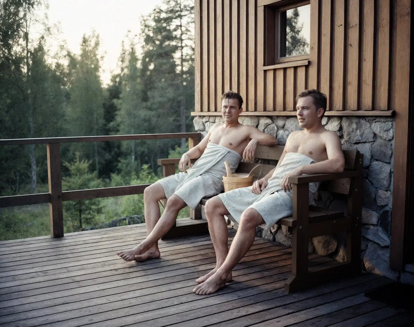 Jämäkkä penkki käsinojilla, tumman harmaa, 178x61x82 cm - 4