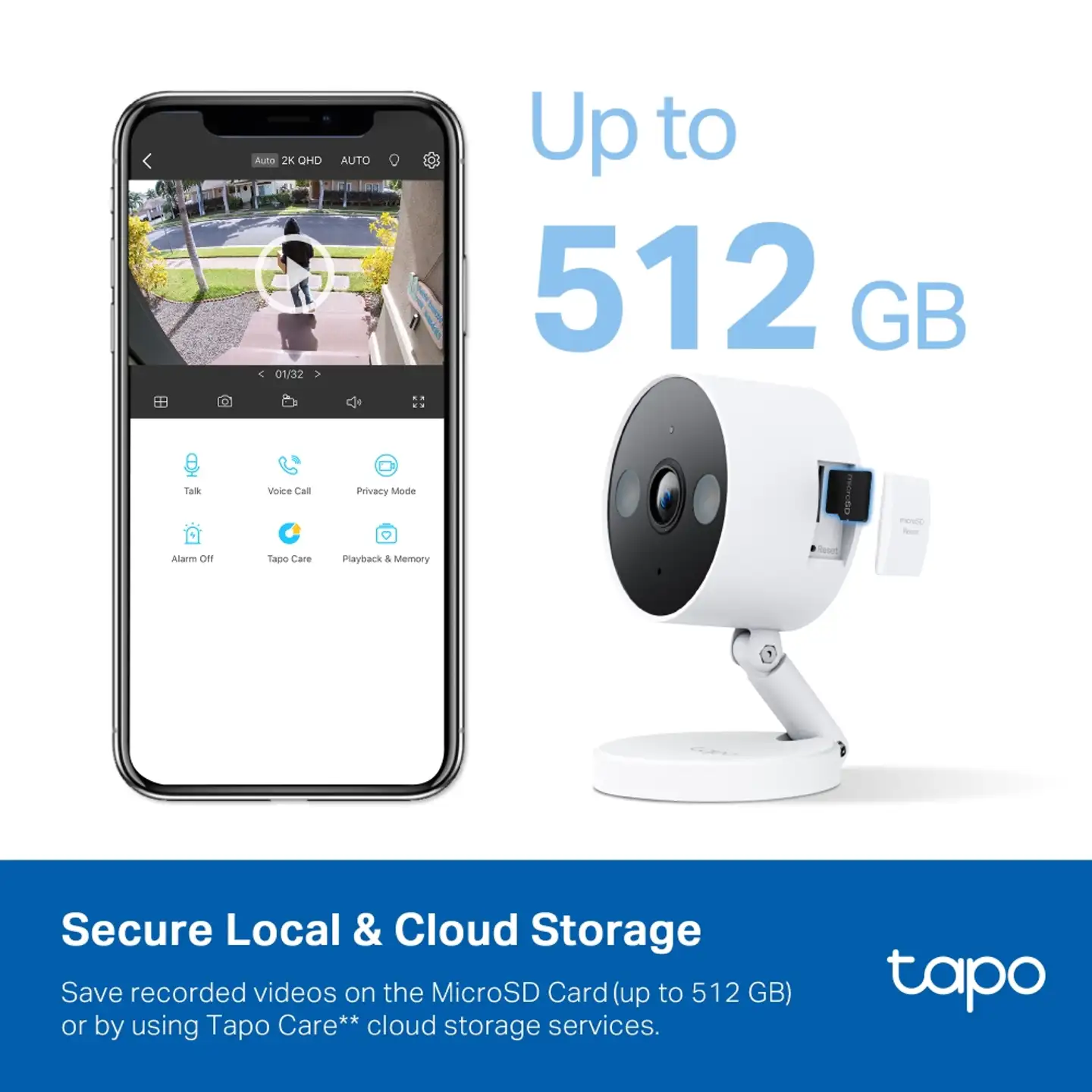 TP-Link Tapo C120 -valvontakamera ulko/sisäkäyttöön - 5