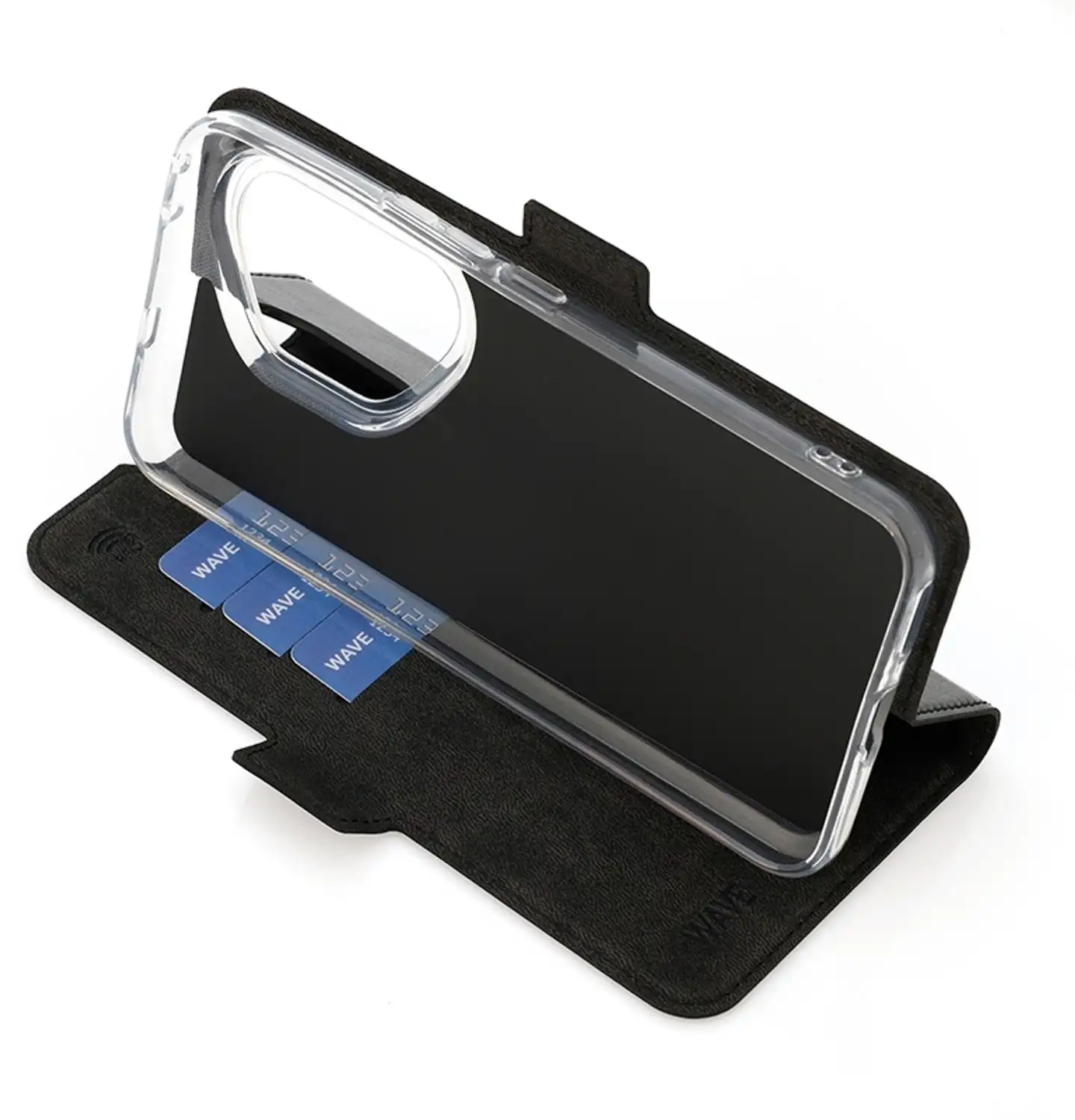 Wave Book Case, Honor 400 Pro, Musta - 5