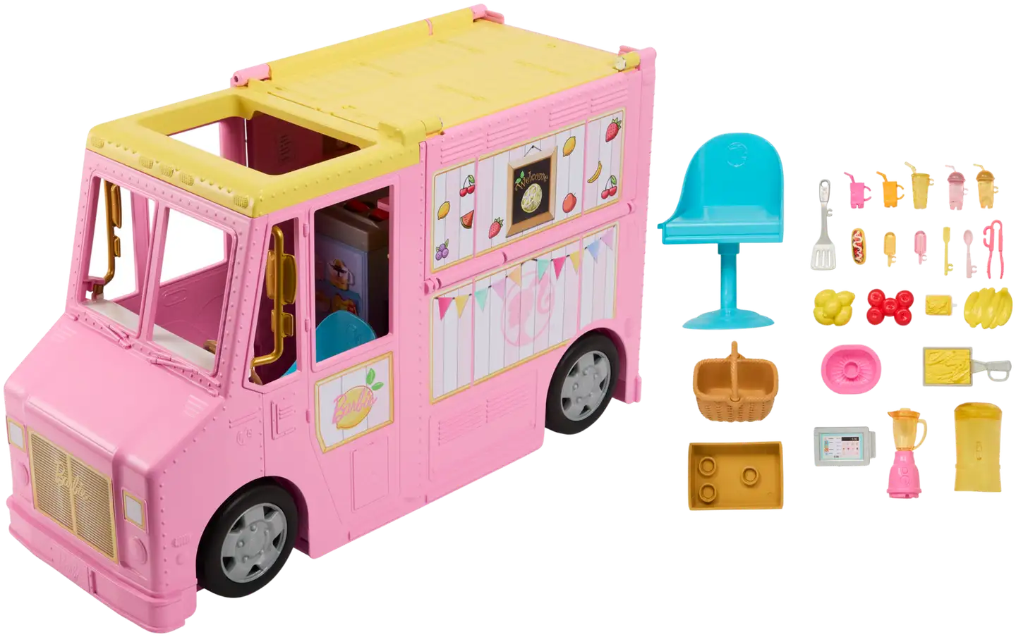Barbie Lemonade Truck -leikkisetti - 3