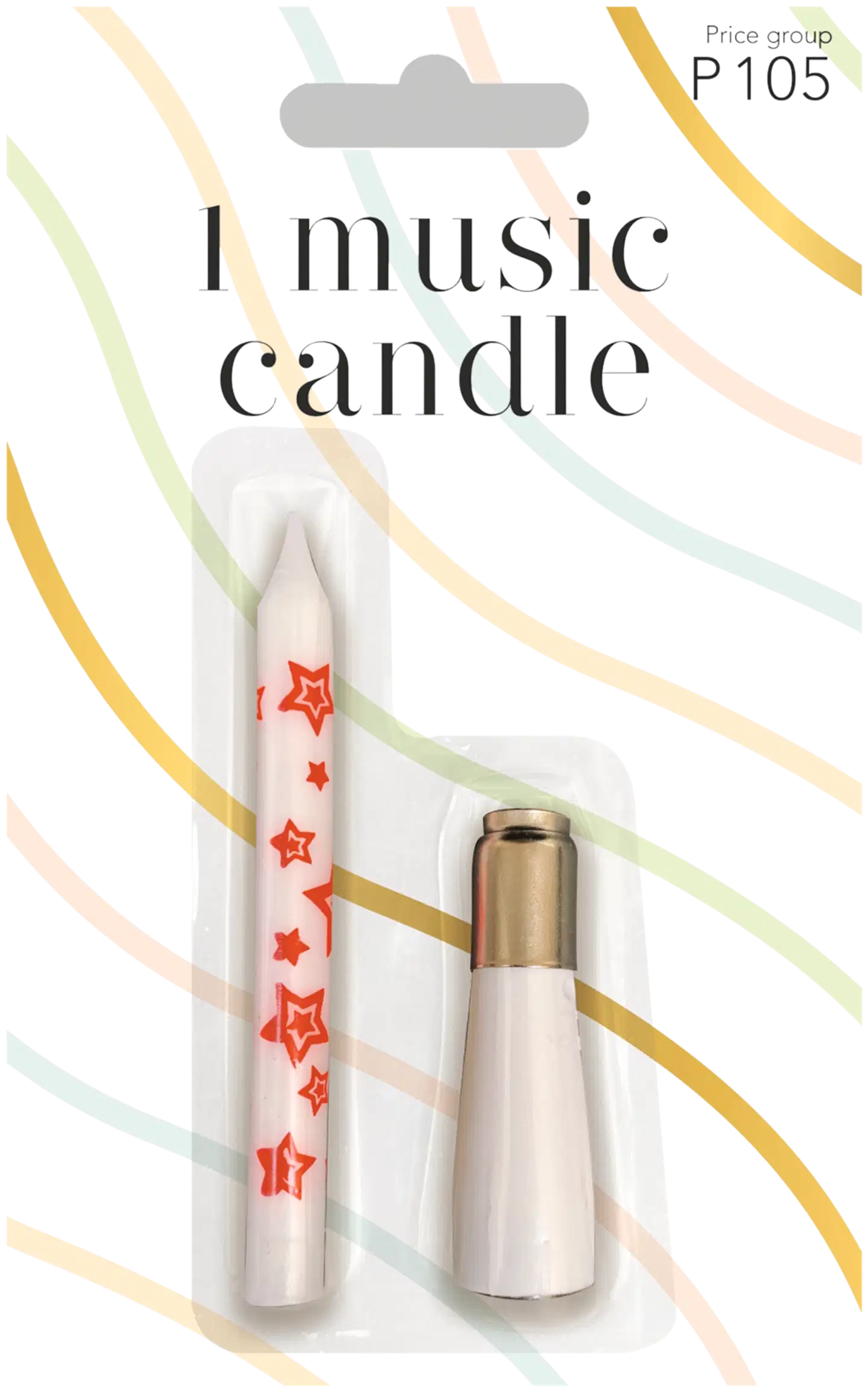 Happy Party Soiva kynttilä