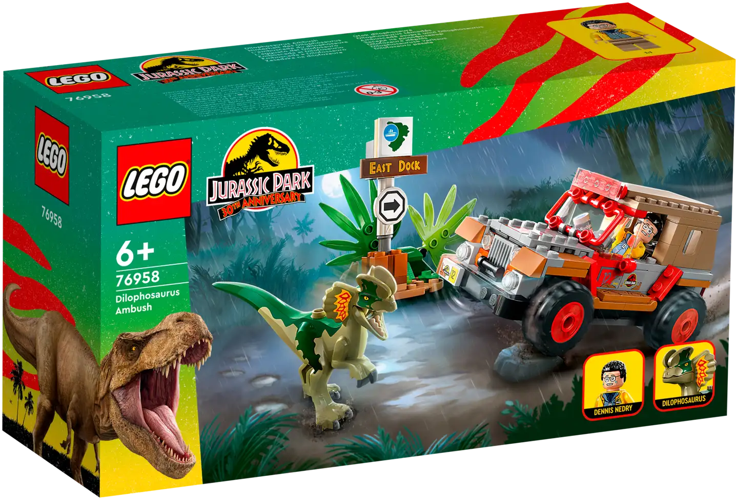 LEGO® Jurassic World 76958 Dilophosauruksen väijytys - 2