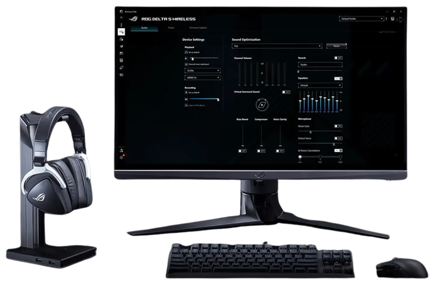 ASUS langaton pelikuuloke ROG Delta S wireless 7.1 - 7