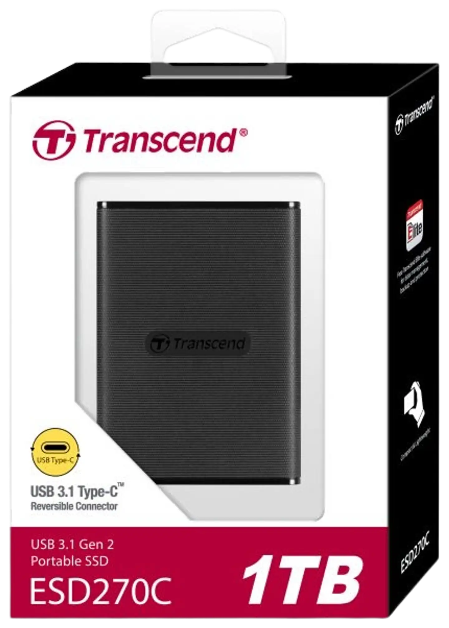 Transcend ulkoinen SSD-kiintolevy ESD270C - 3