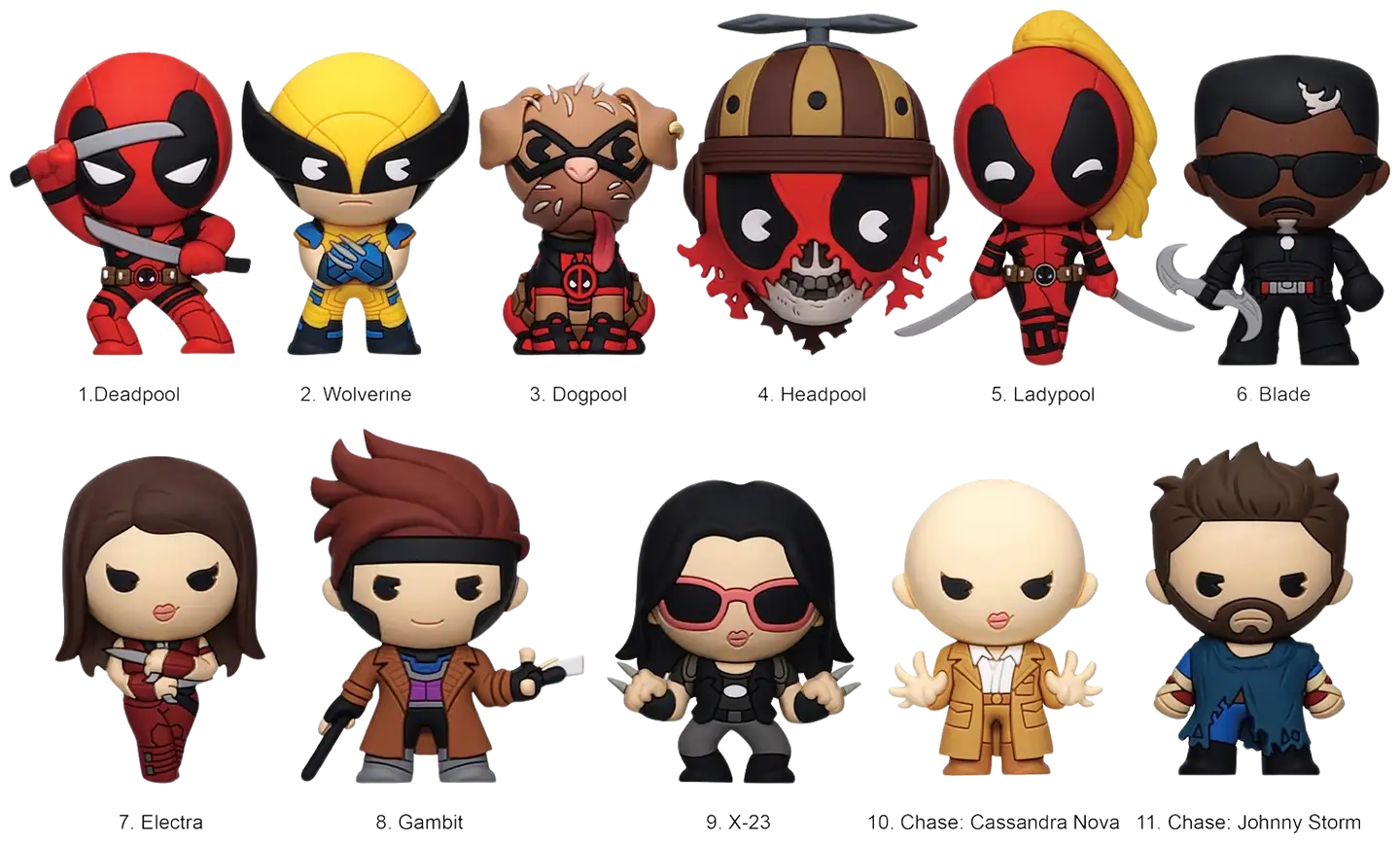 Monogram keräilyhahmo Deadpool & Wolverine Movie Bag Clip - 2