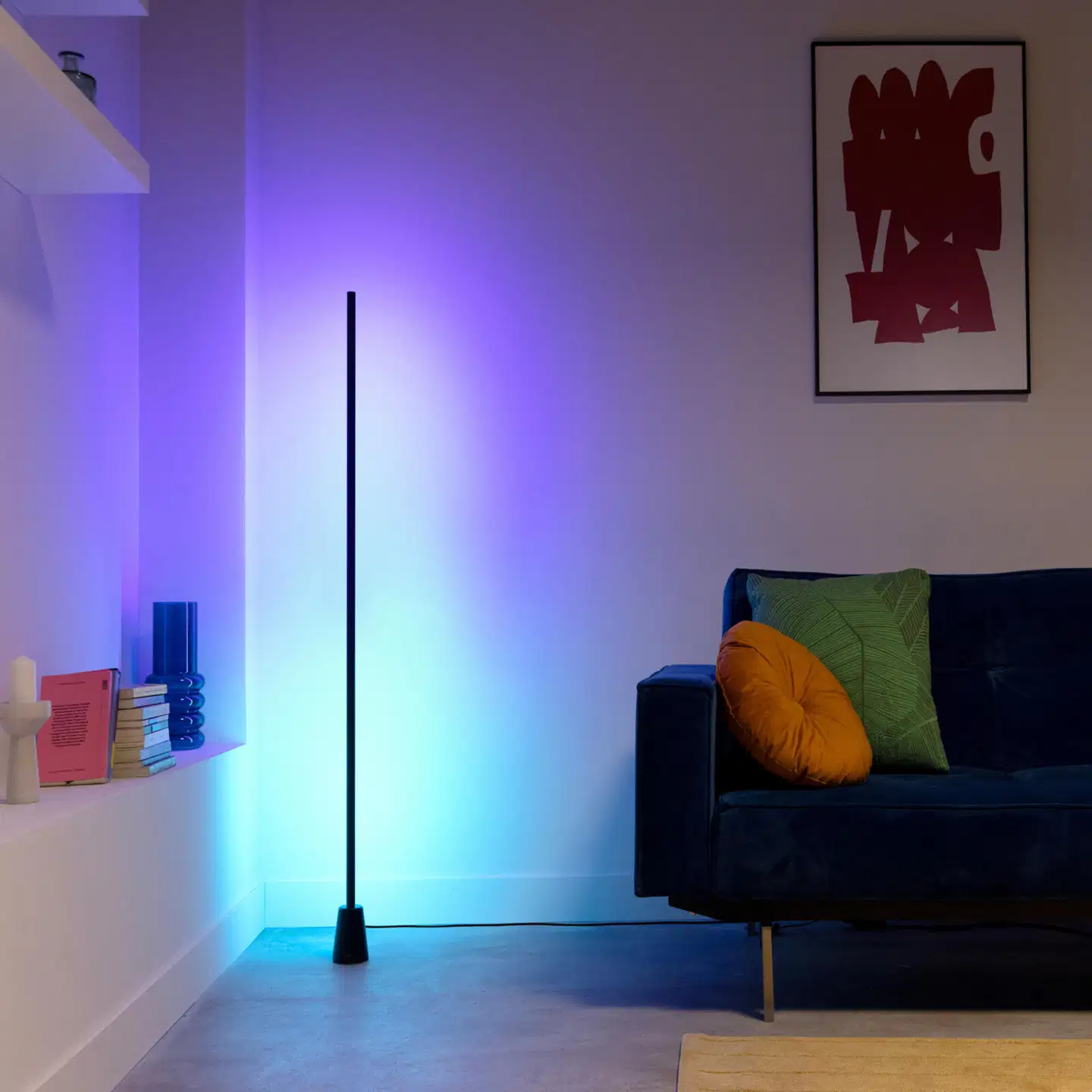 Philips Smart Lighting Gradient RGBIC -lattiavalaisin musta 1,4 m - 6