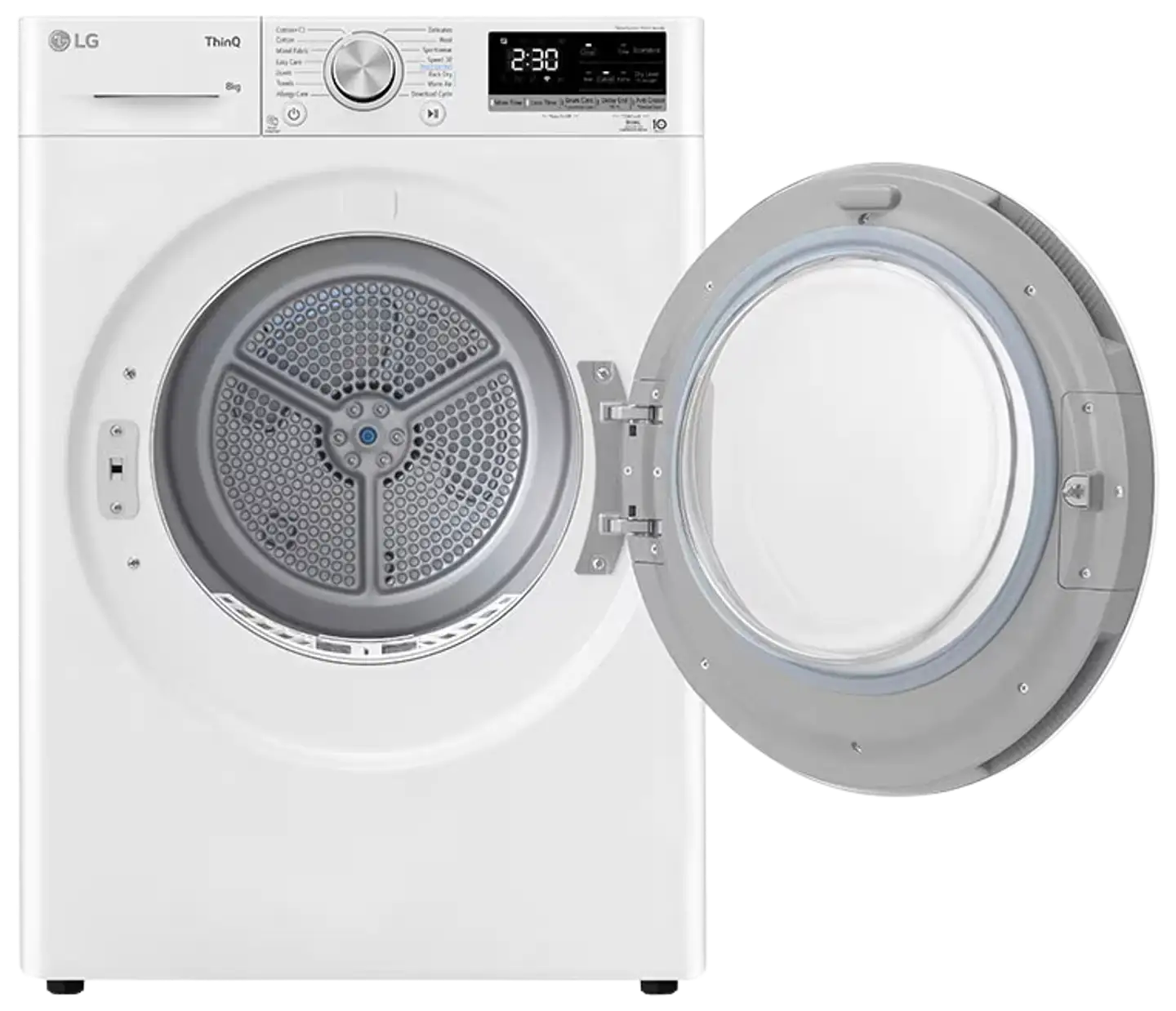 LG kuivausrumpu RH80V9AV7N 8kg valkoinen - 4