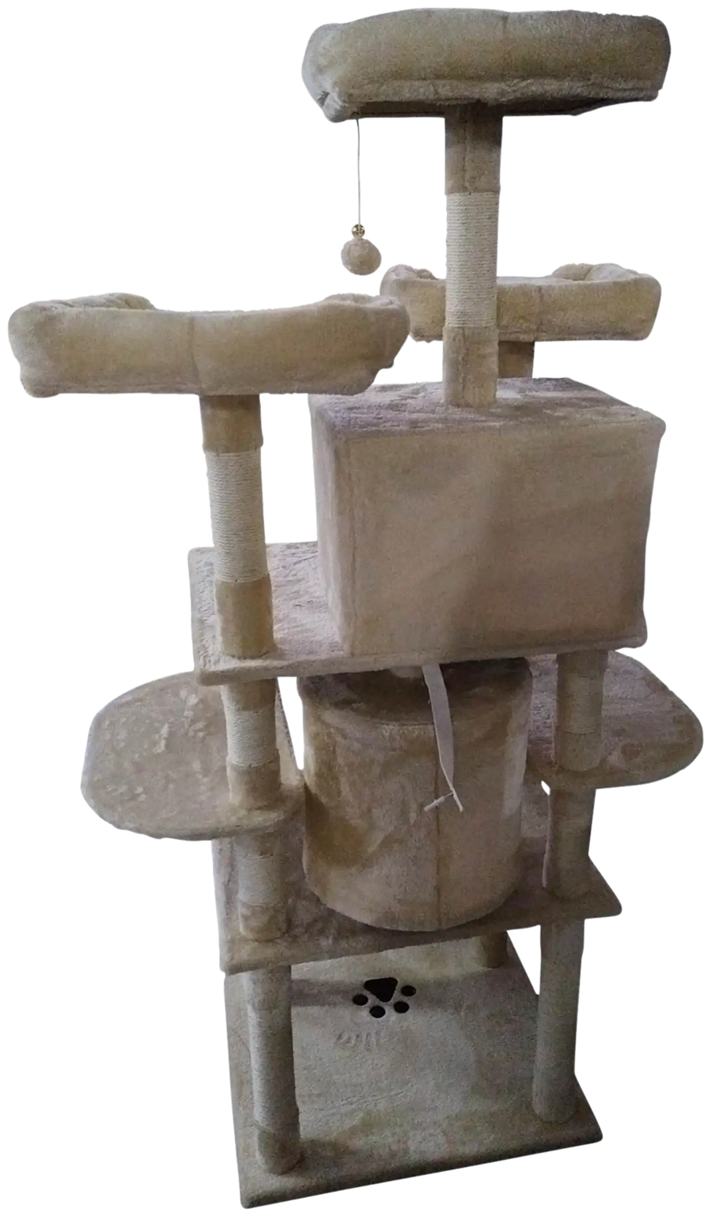Trekker kissan kiipeilypuu Tower 170 cm beige - 3
