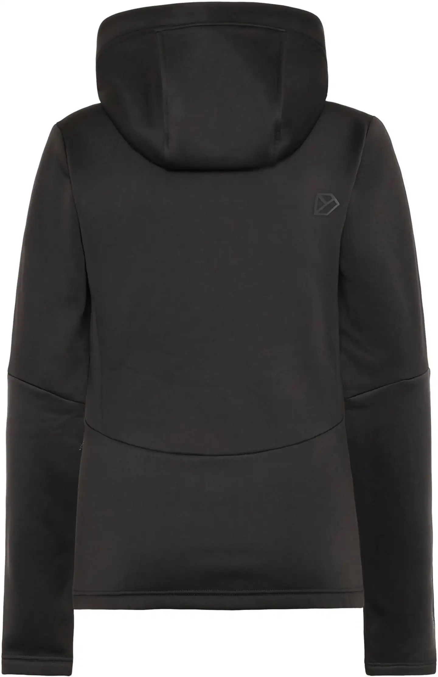 Didriksons naisten hupullinen fleecetakki Anneli - BLACK - 2