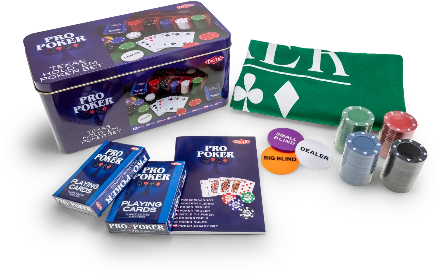 Tactic pokeri Pro Poker Texas Hold'em poker set - 2