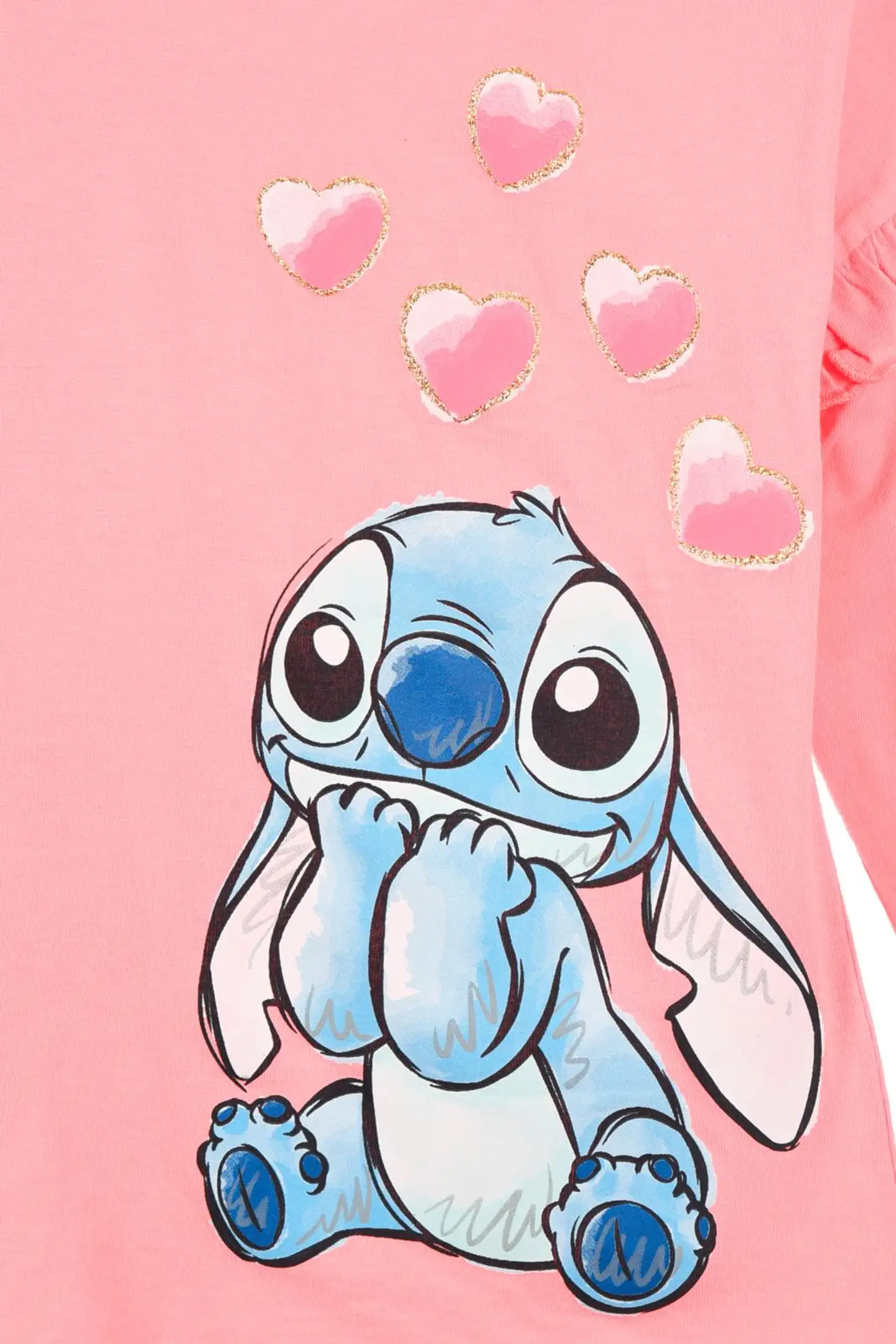 Lasten Lilo & Stitch paita, laadukas kangas - pink - 4