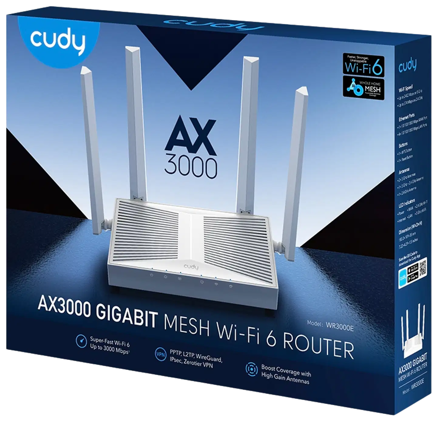 Cudy WiFi-reititin WR3000E - 2