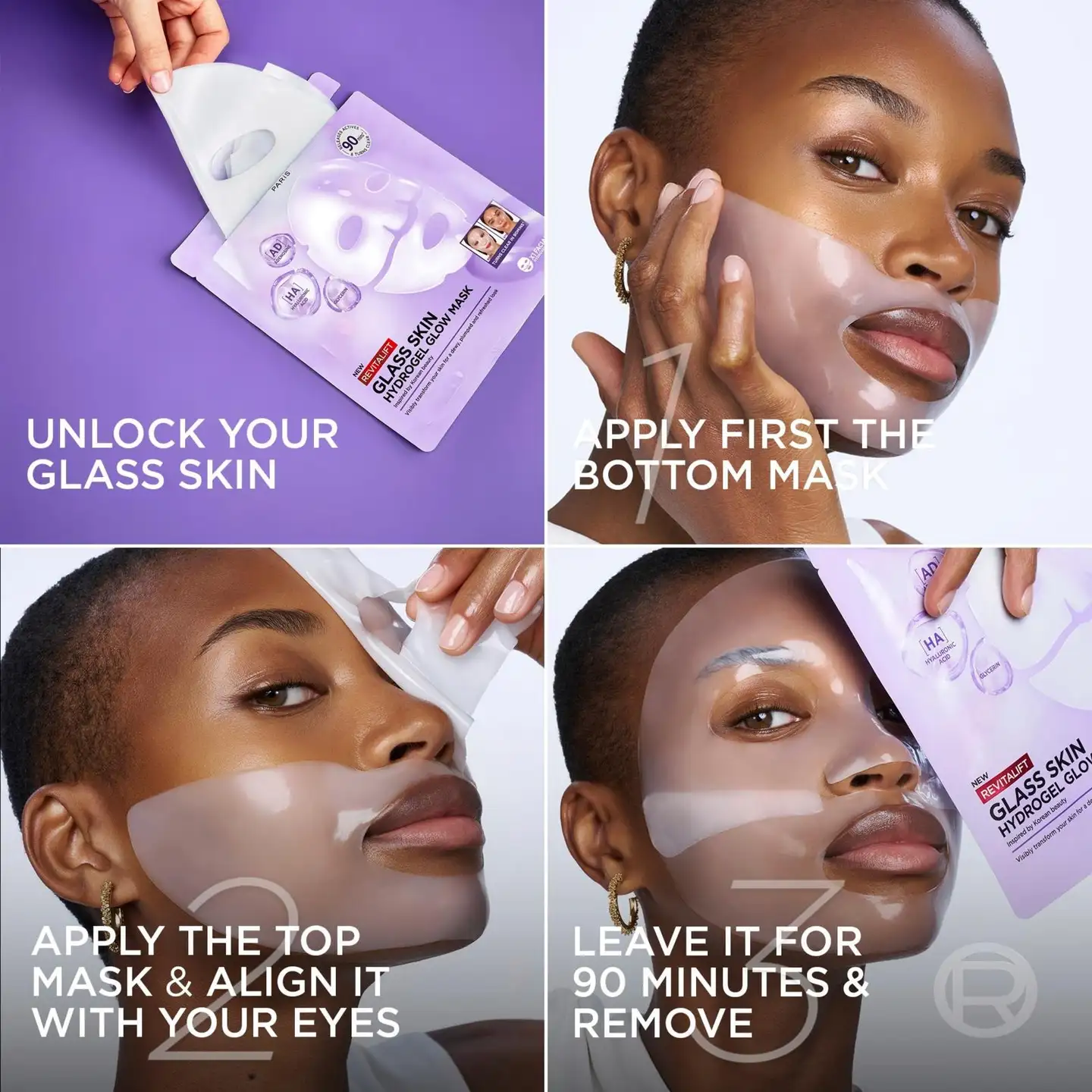 L'Oréal Paris Revitalift Filler Glass Skin Kangasnaamio 1pcs - 7