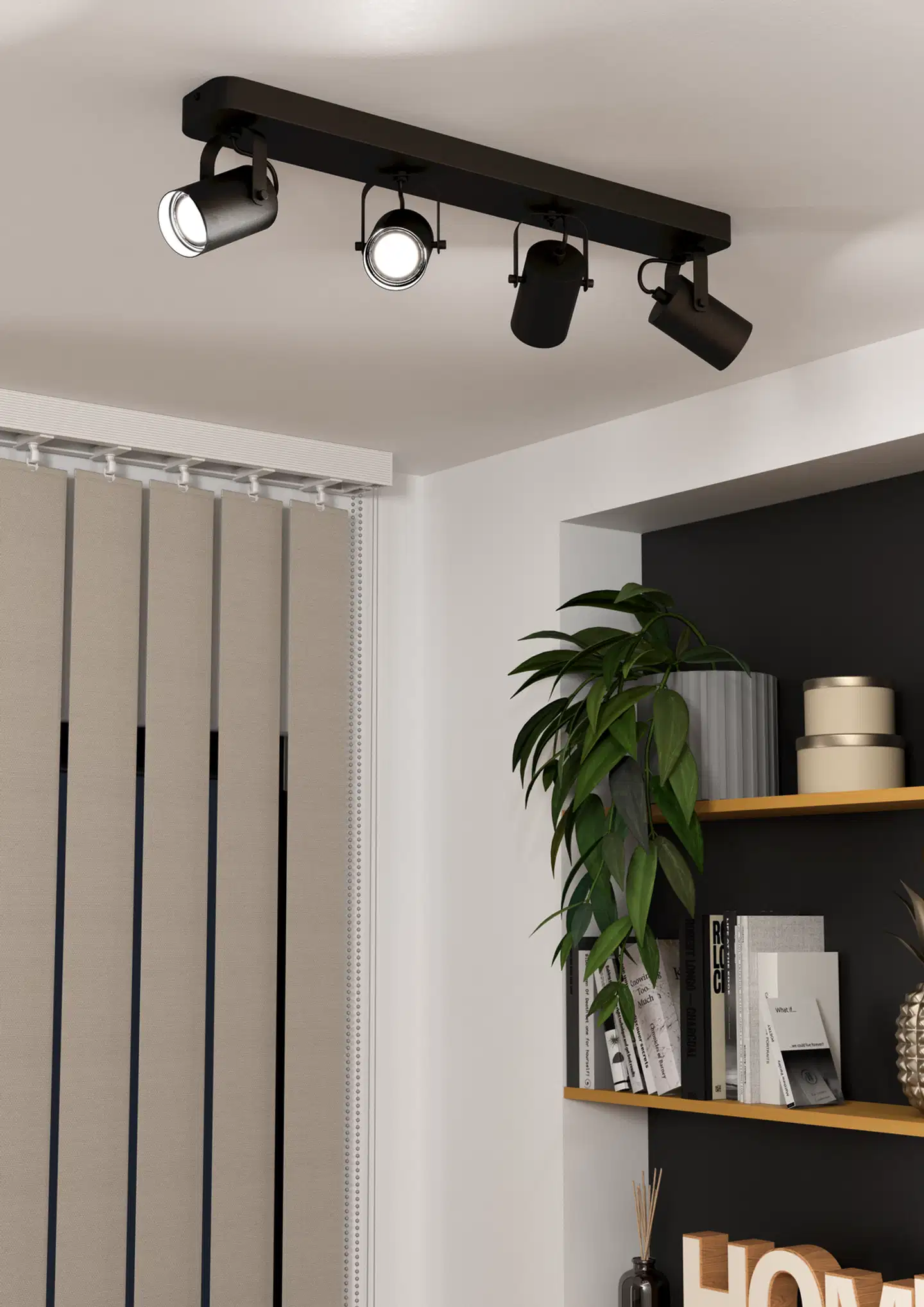 EGLO Spottivalaisin 4-os  Sorego led 4x3W 58x10x12cm musta - 5