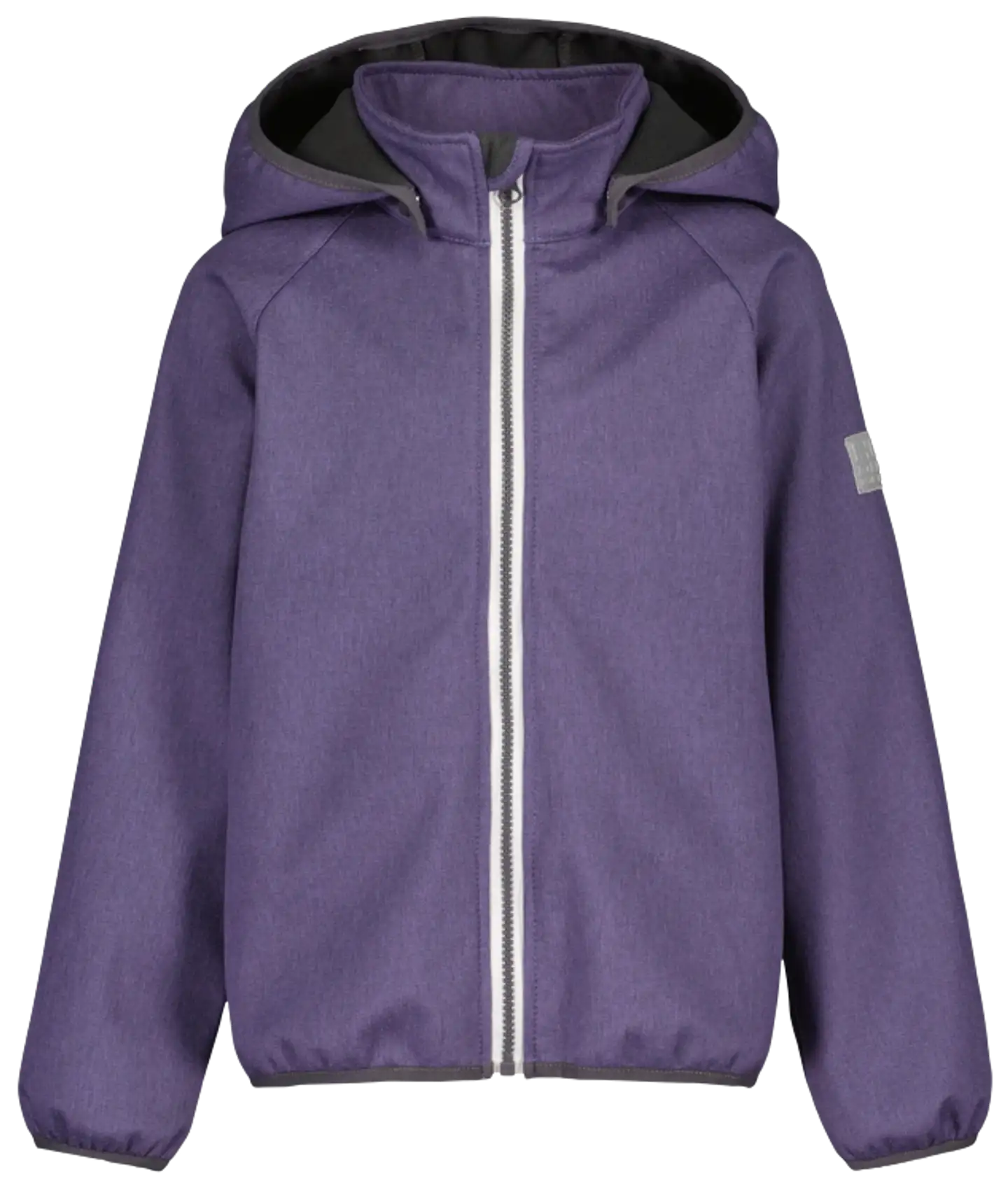 HC Outwear lasten softshell-takki Elliot - Viola melange - 1