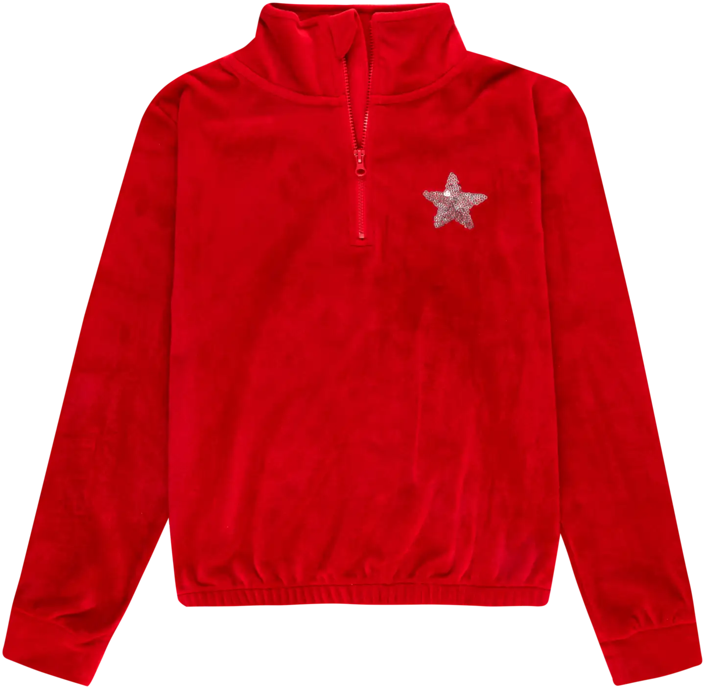 House nuorten collegepusero velour 23TH412529 - Racing red - 1