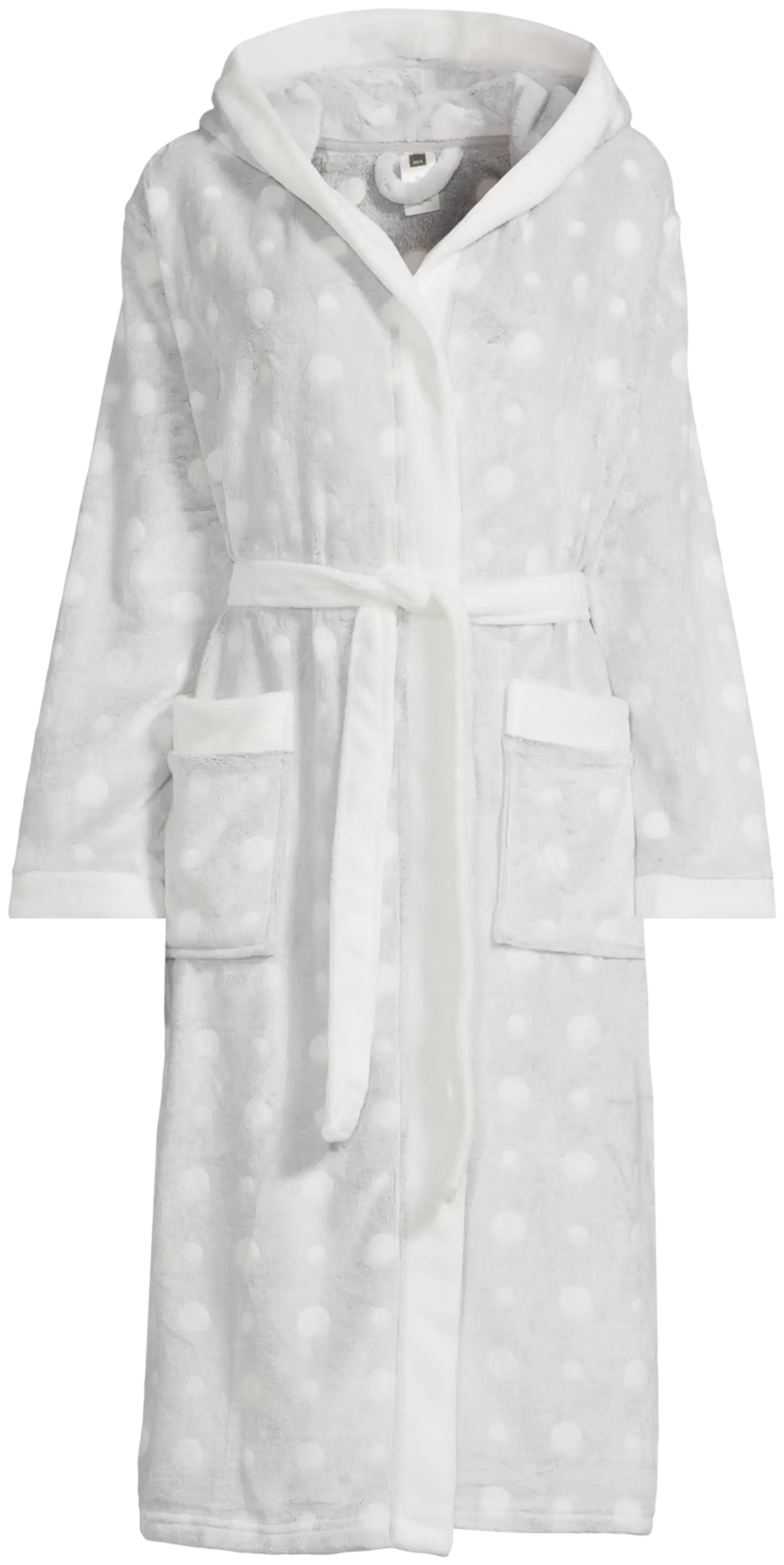 Actuelle naisten aamutakki 212A382630 - Grey/white - 2