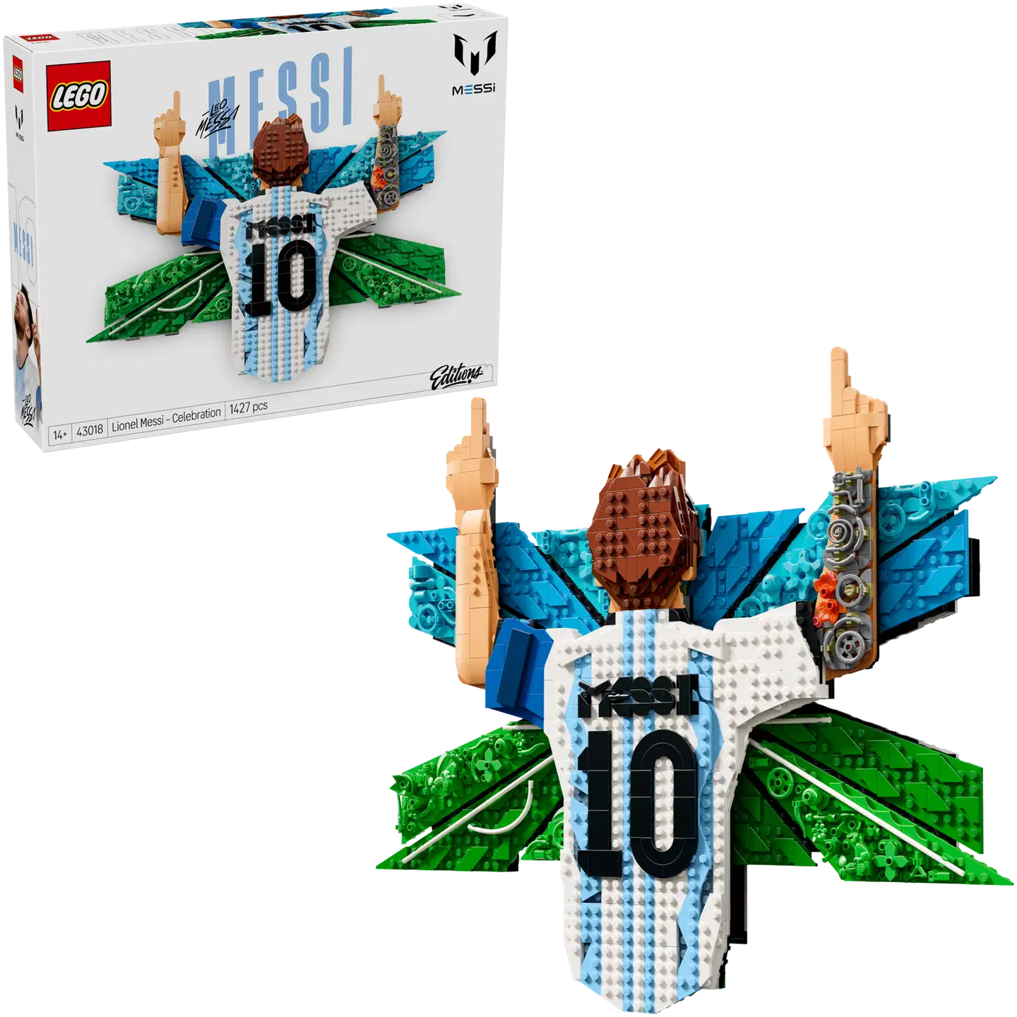 LEGO® Editions Football 43018 Lionel Messi – tuuletus - 1