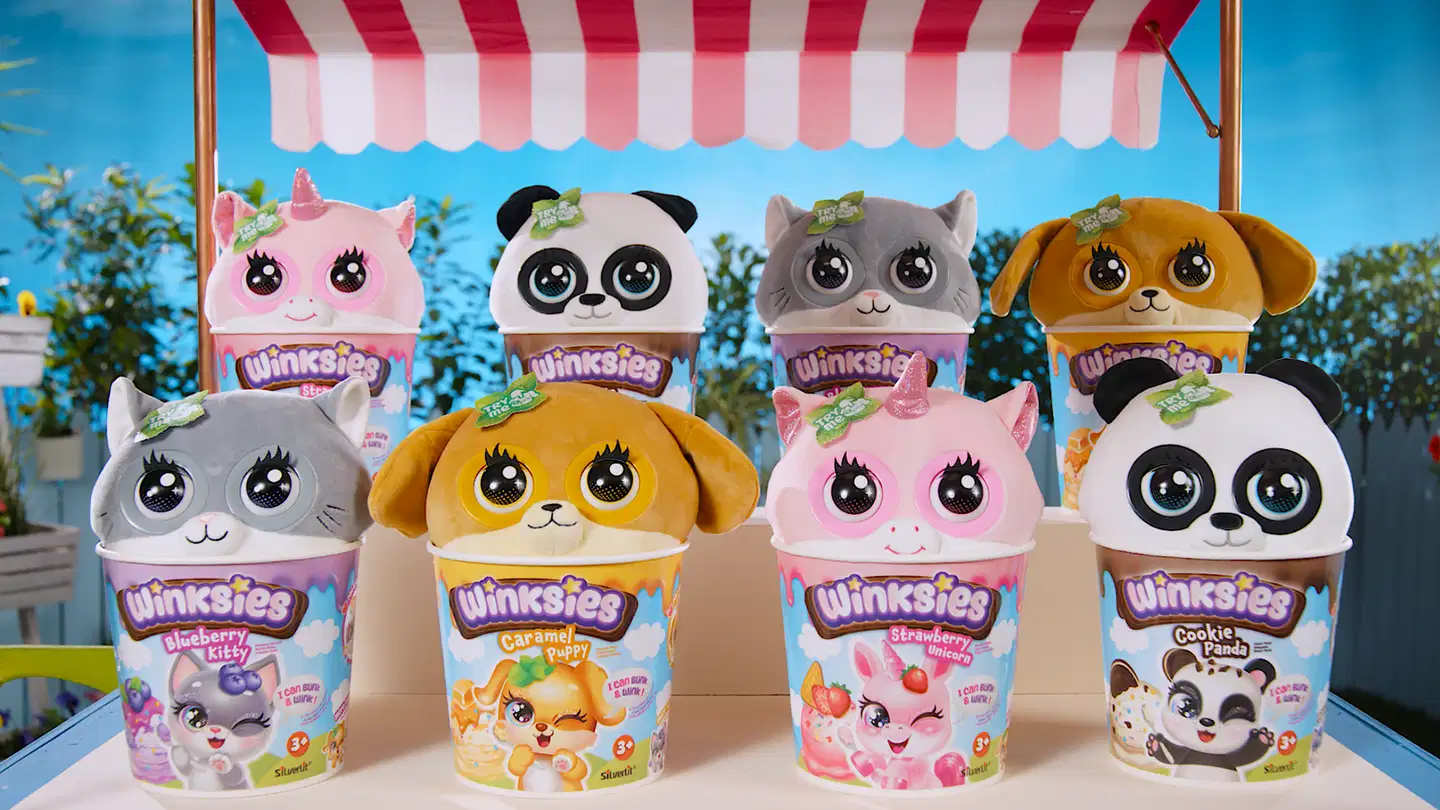 Silverlit pehmolelu räpyttelevillä silmillä Winksies, erilaisia - 20