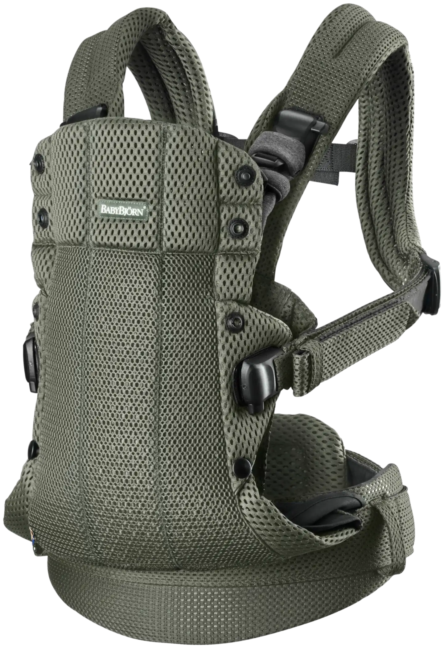 BabyBjörn vauvan kantoreppu harmony - 3d mesh, tummanvihreä - 1