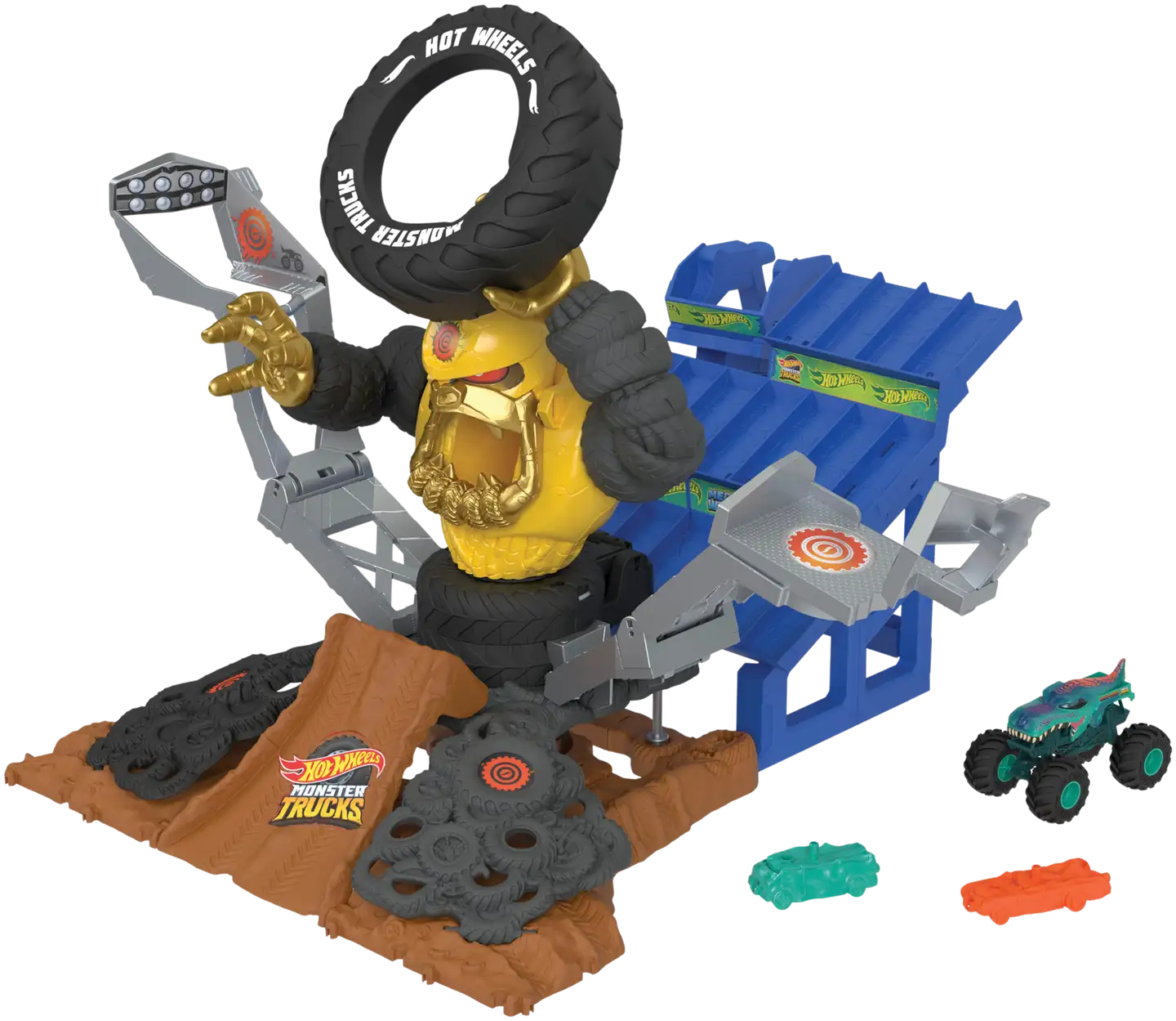 Hot Wheels Monster Trucks Arena Smashers Takedown Playset - 1