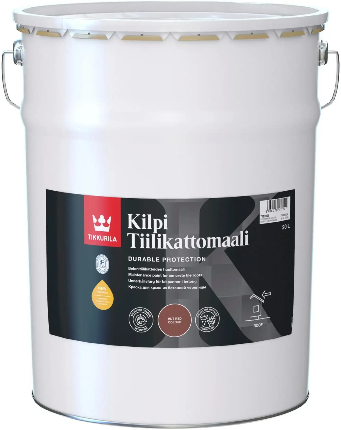 Tikkurila tiilikattomaali Kilpi 20 l tupapunainen puolihimmeä