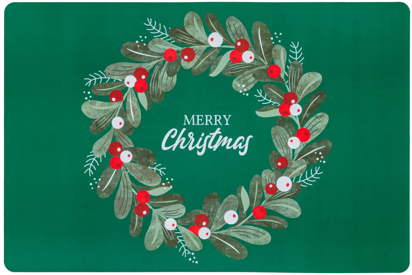 House muovitabletti 4 kpl Greetings 30x45 cm vihreä - 1