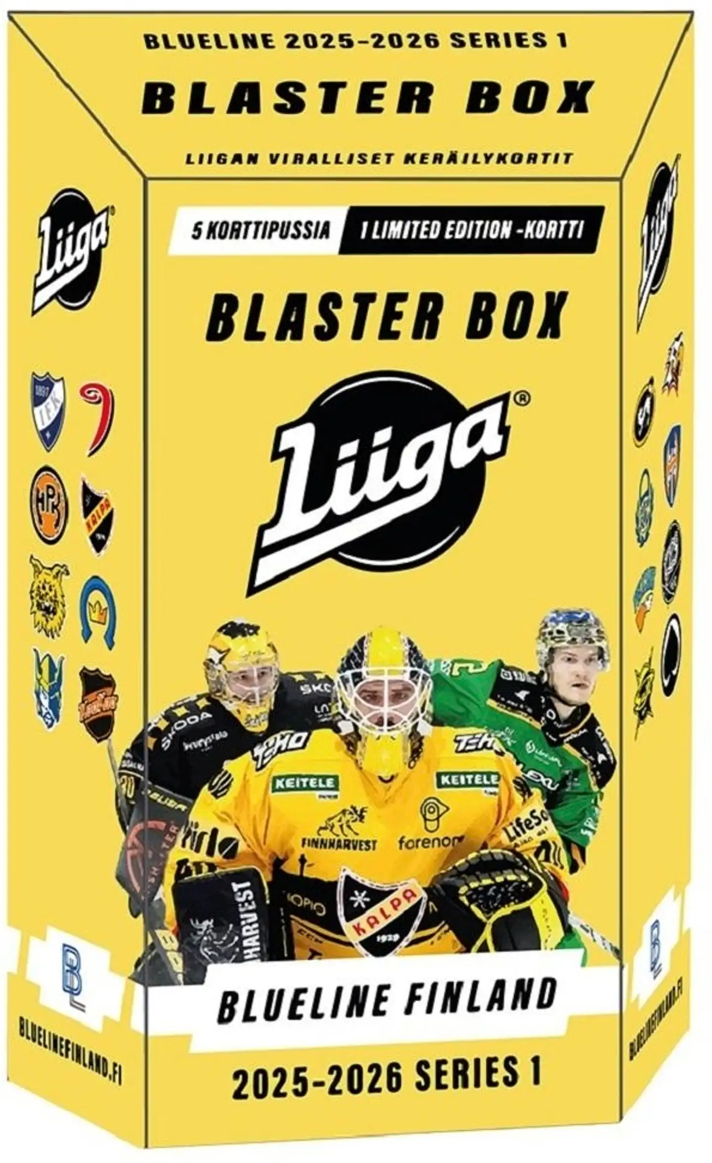 Blueline Liigakortit Blaster Box Series 1 2025-26 keräilykortit