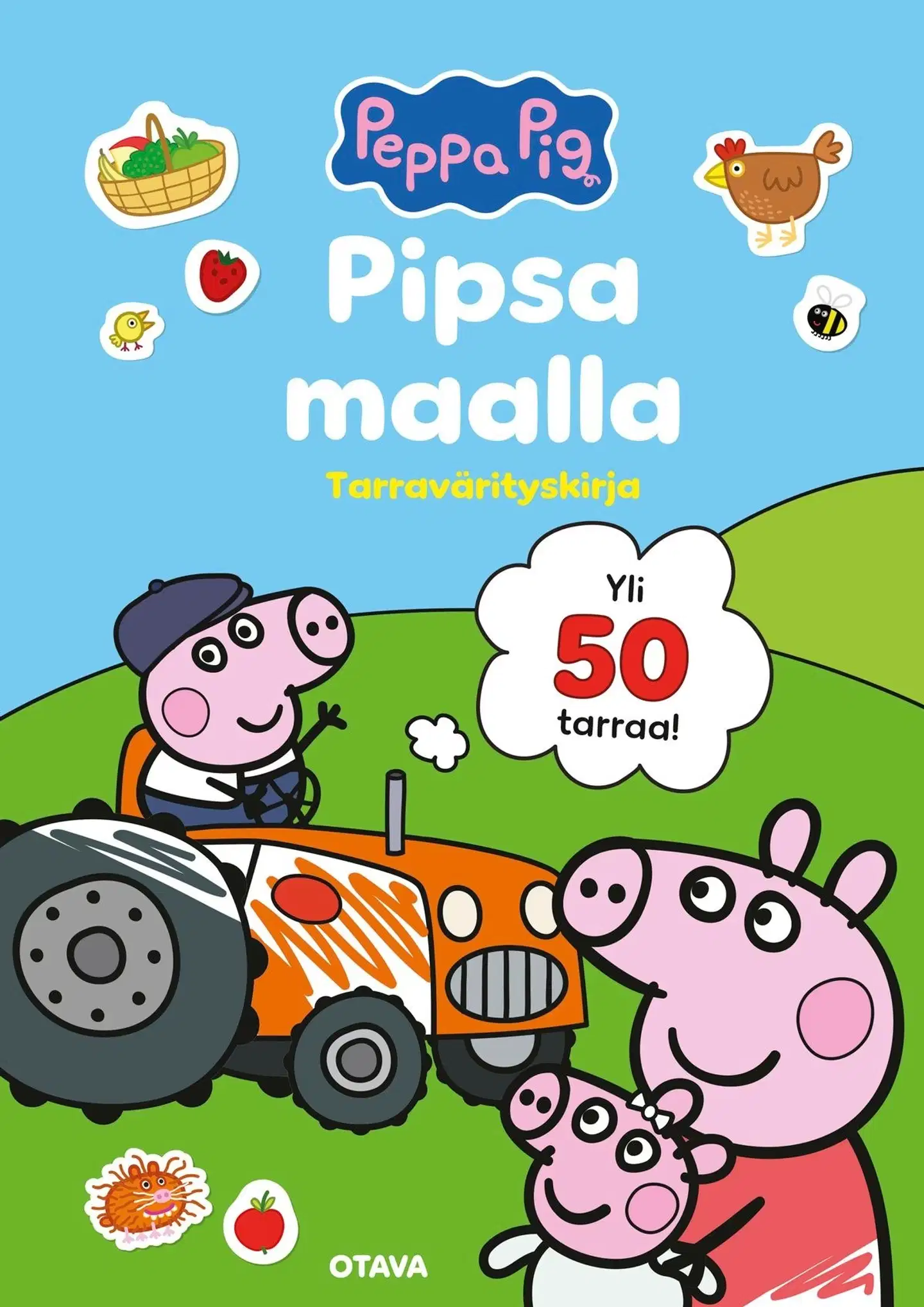 Pipsa Possu - Pipsa maalla - Tarravärityskirja