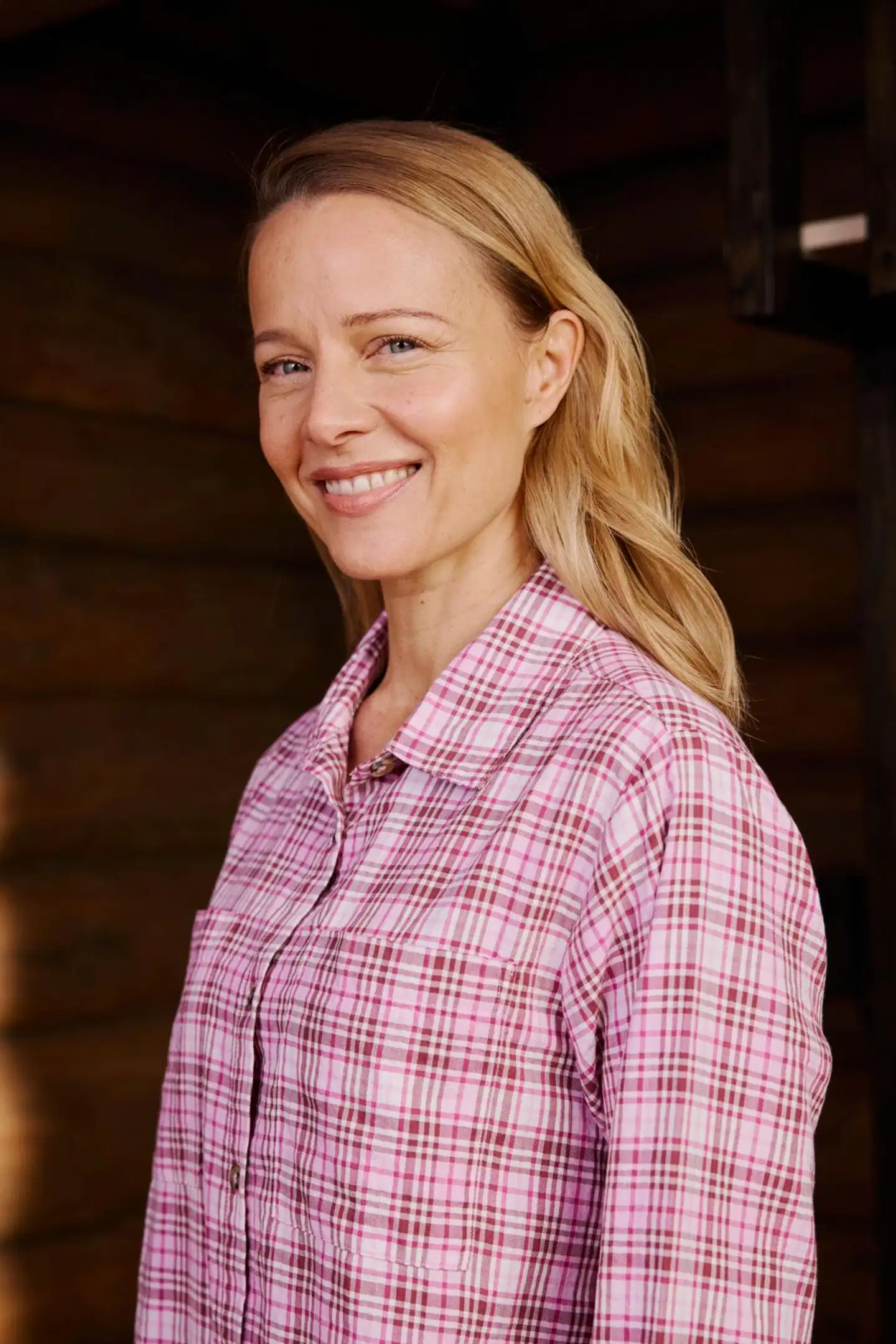 Reino&Aino naisten kauluspaita Aino - Check - 5