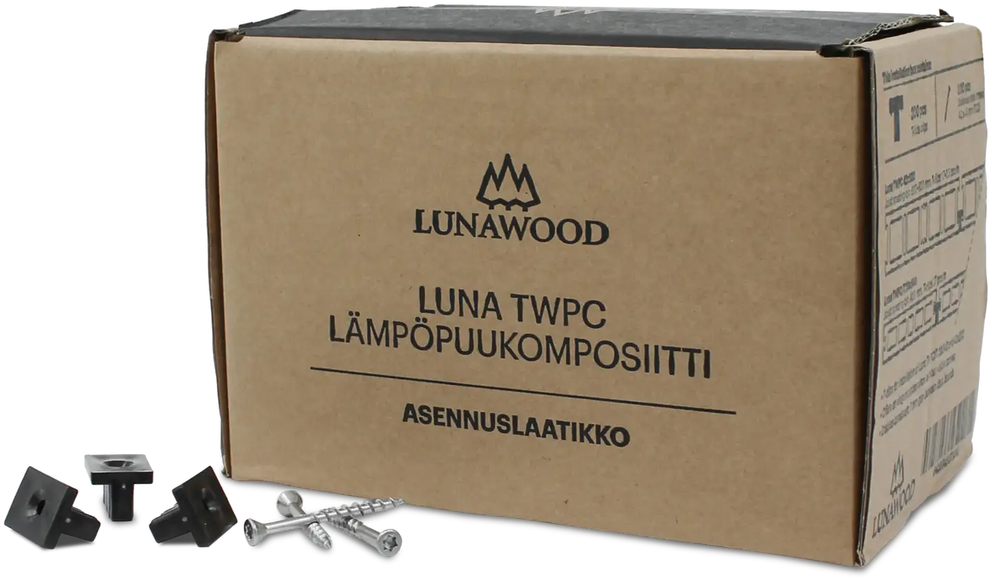 Luna TWPC asennulaatikko komposiitille 26x140, 42x200. 200 kpl