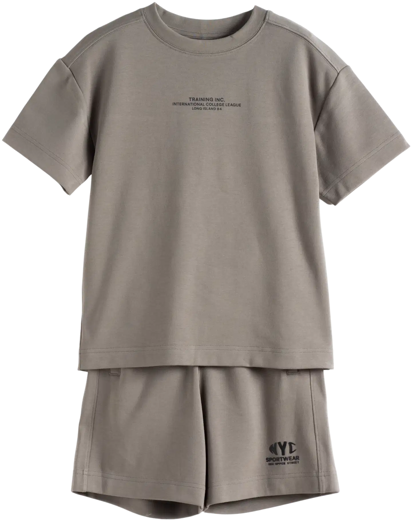 TEX lasten t-paita ja shortsit 276718 - Khaki - 2