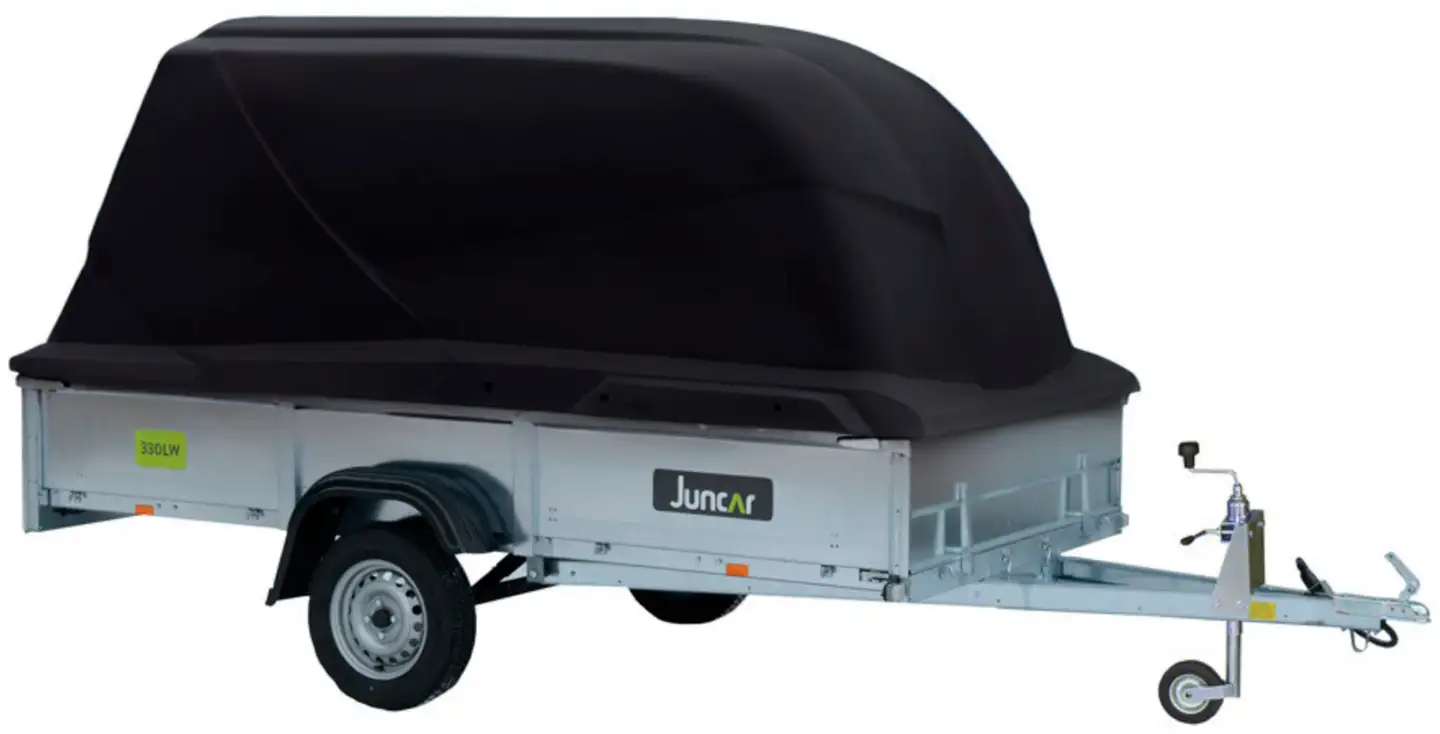 Juncar 330LW perävaunu kuomulla musta