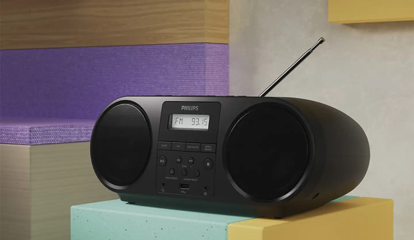 Philips kannettava CD-radio TAZ5000/10 musta - 4