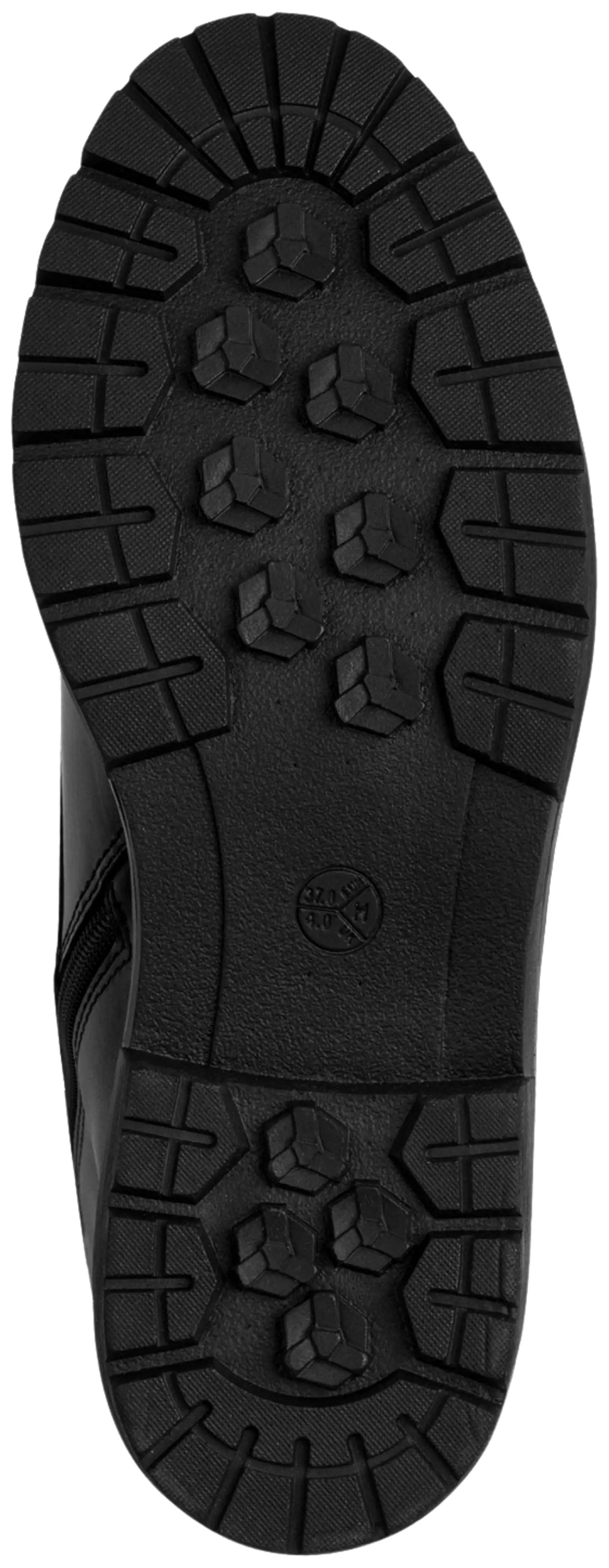 Jana shoes naisten nahkanilkkuri 25701 - BLACK - 6