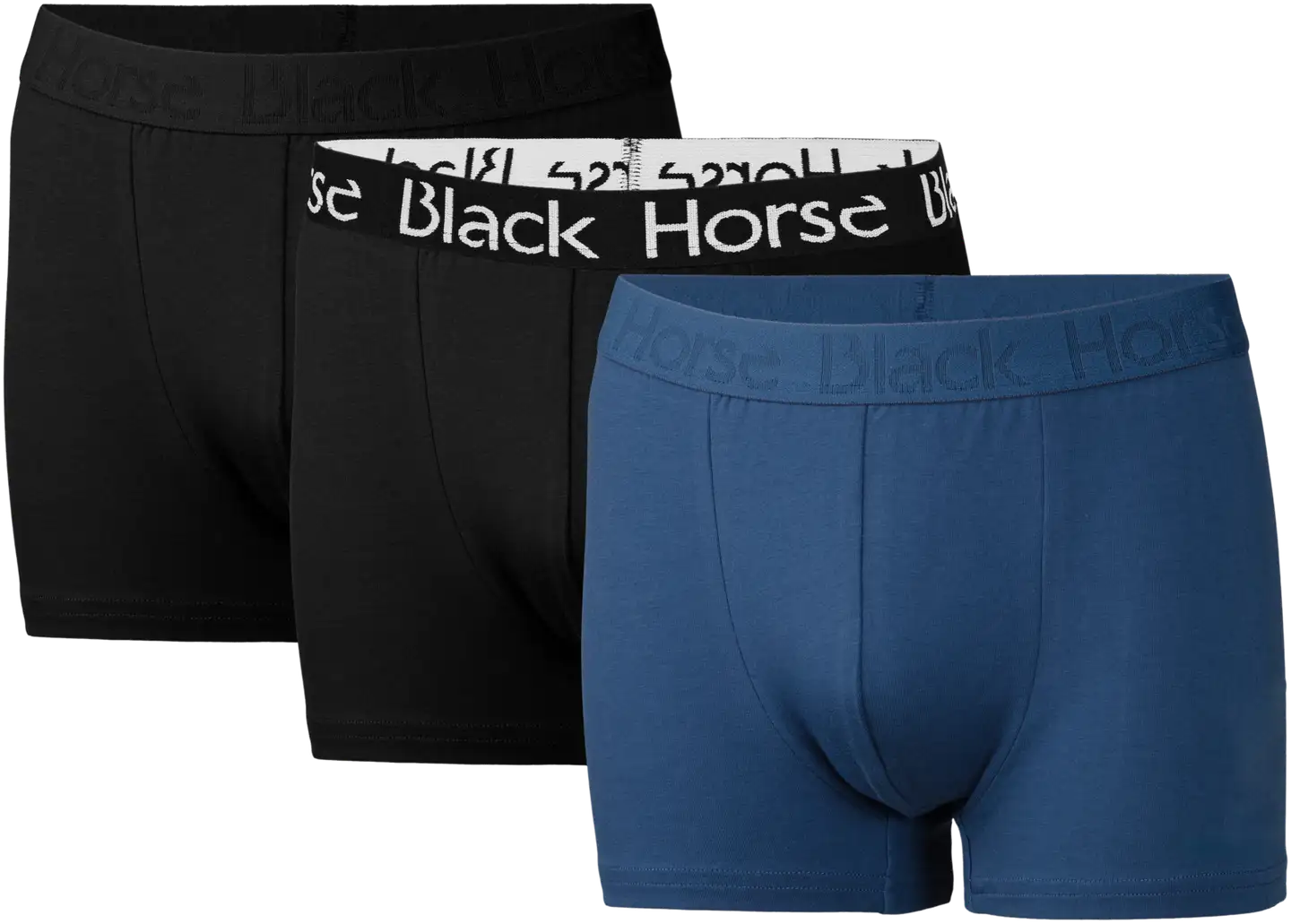 Black Horse lasten bokserit 3-pack J035 - BlueBlack