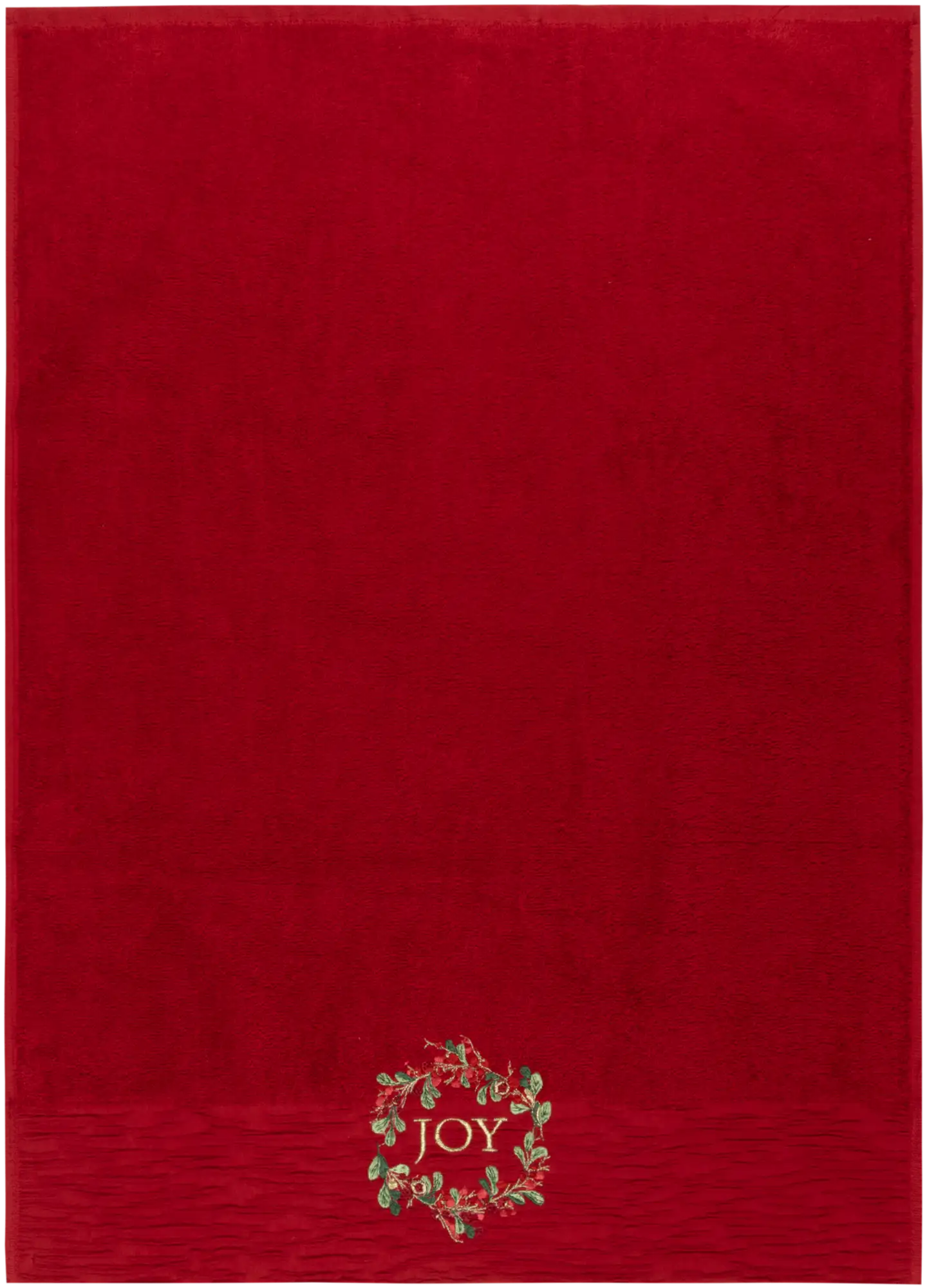 House käsipyyhe Joy Wreath 50x70 cm punainen - 1