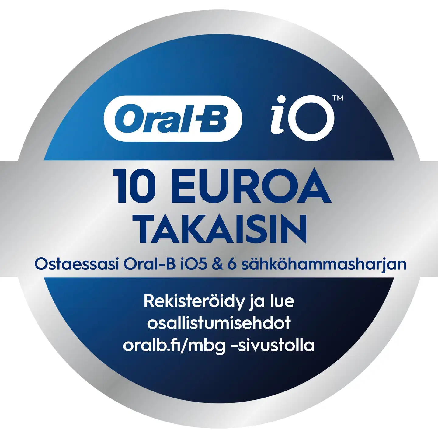 Oral-B iO 6 -sähköhammasharja, Giftset, Musta, 4 vaihtoharjaa, Matkakotelo - 5