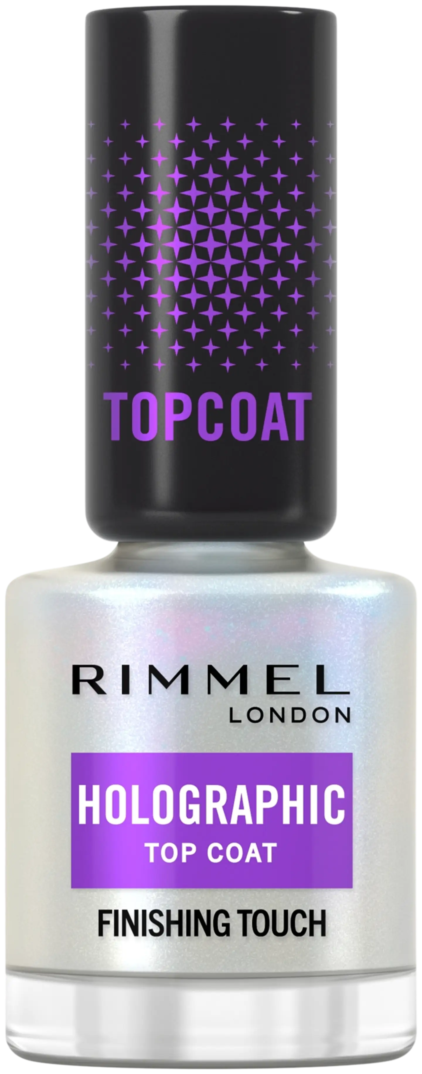 Rimmel   Finishing Touch Holograohic Top Coat 12 ml päällyslakka