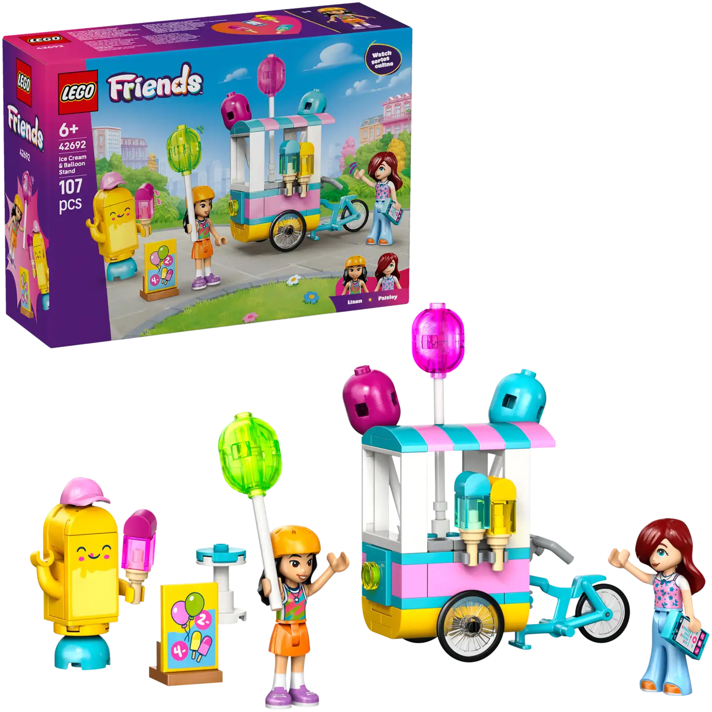 LEGO® Friends 42692 Jäätelö‑ ja ilmapallokoju - 1